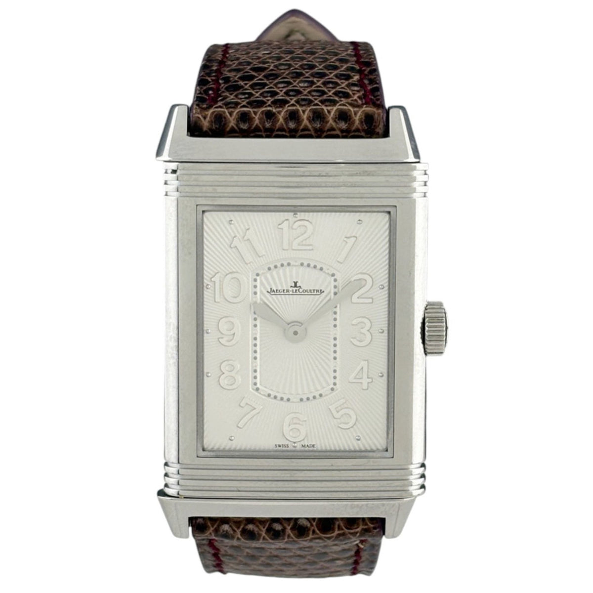 Jaeger LeCoultre Grand Reverso Lady Ultra Thin Q3208420/268.8.47 Horloge met zilveren wijzerplaat, 24 mm