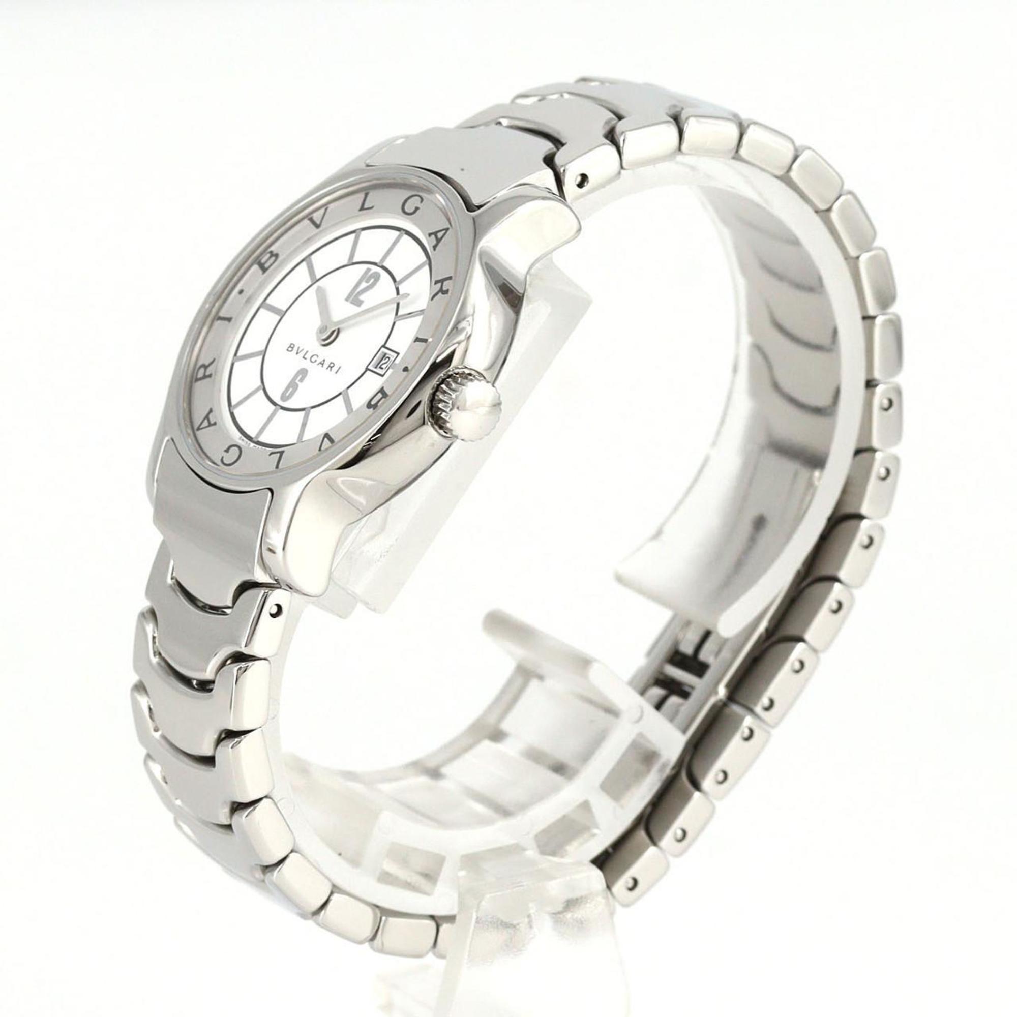 Bvlgari Solotempo ST29S ST29WSSD Stainless Steel Quartz Watch