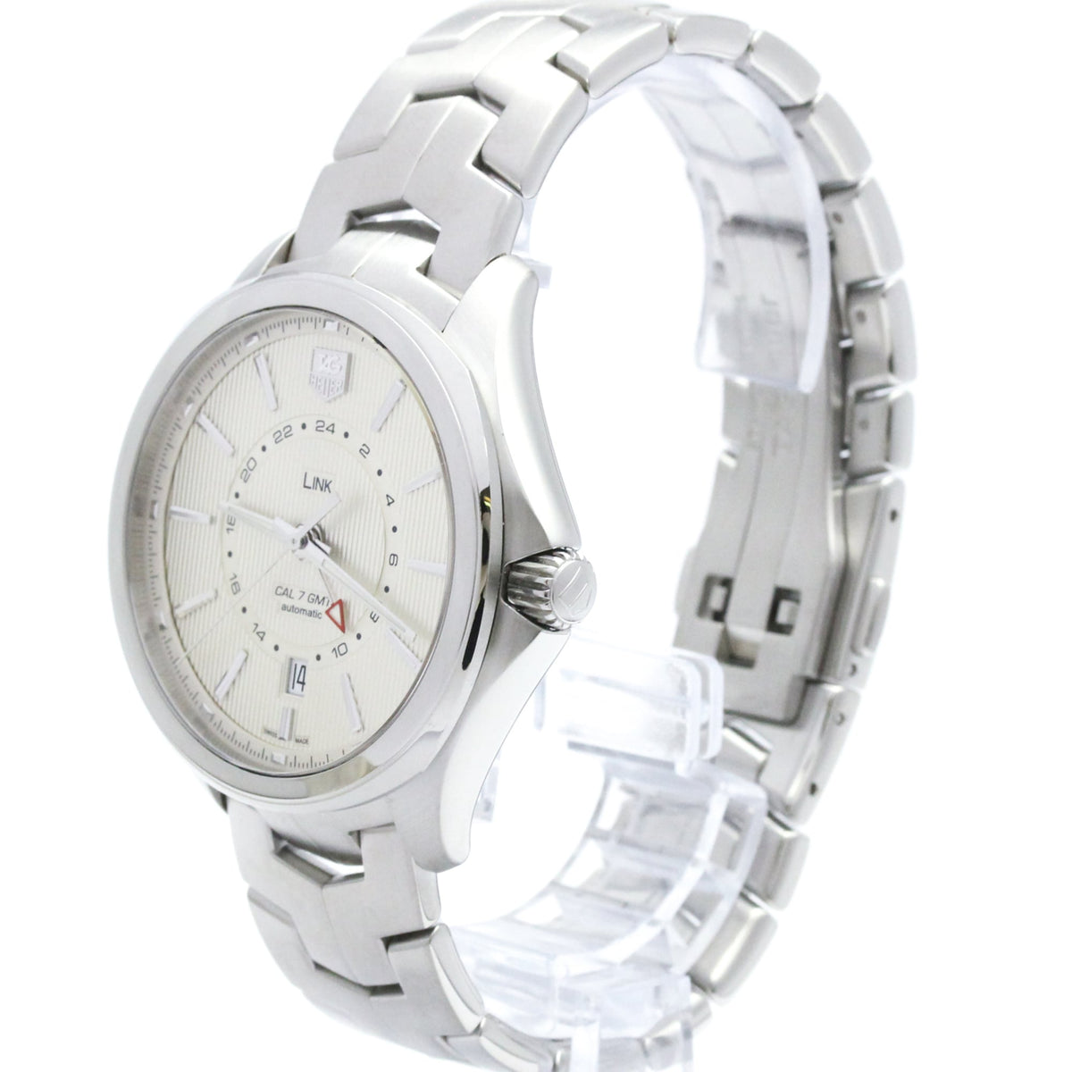 TAG Heuer Link WAT201B Silber Zifferblatt 42 mm Uhr