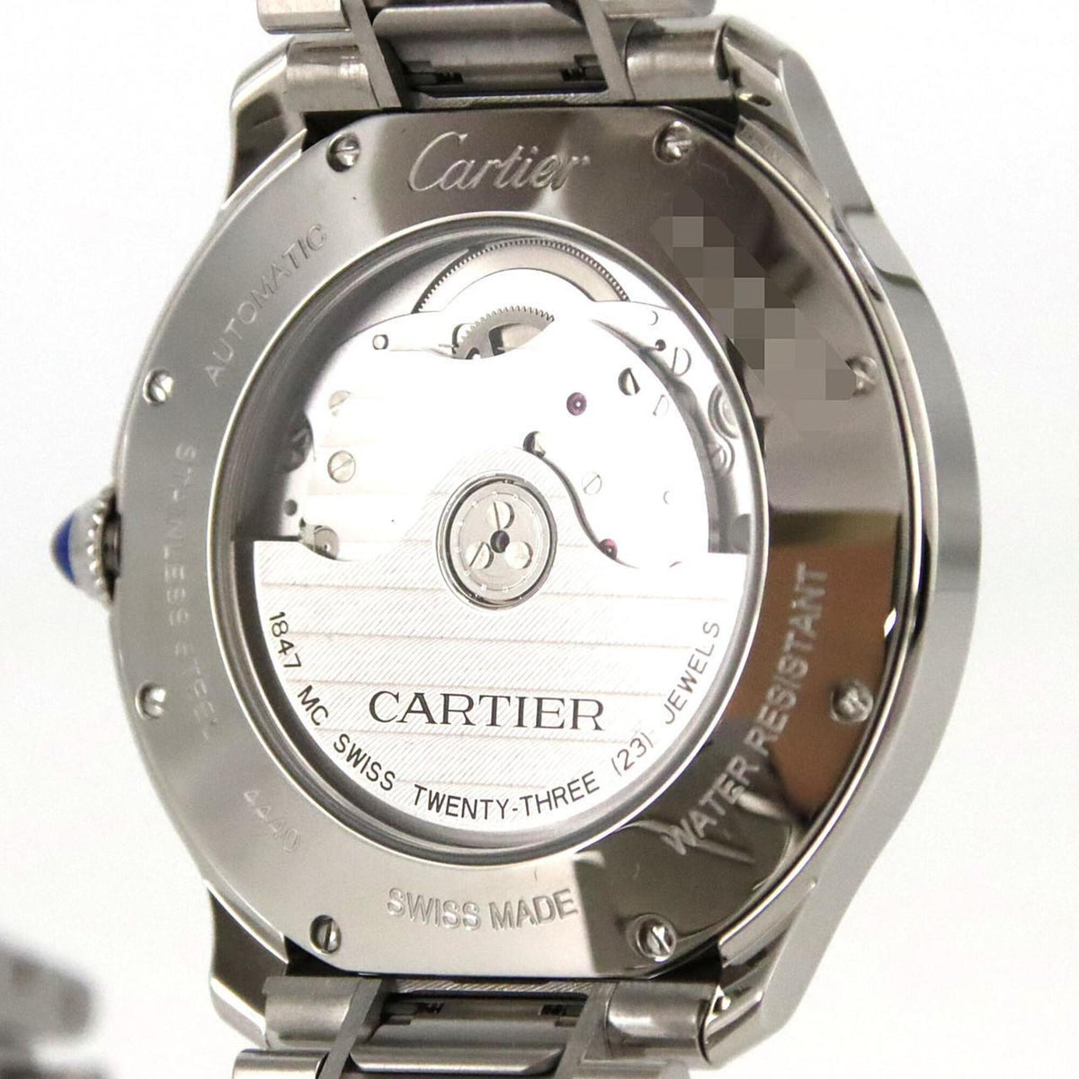 Cartier Ronde Must, Modell WSRN0035 Silber Zifferblatt 40mm Uhr
