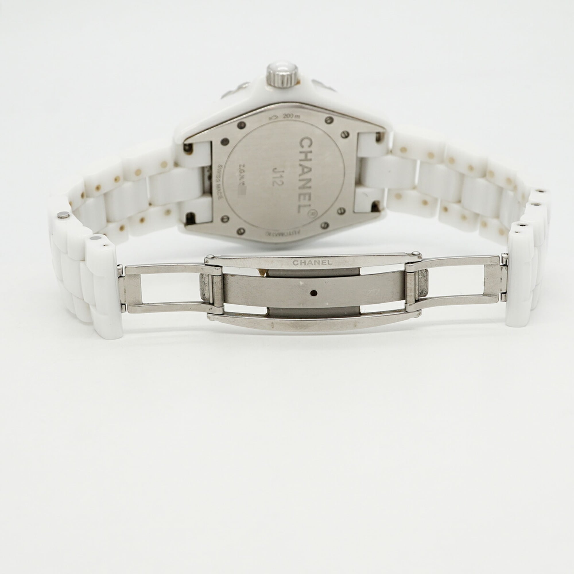 Chanel J12 H0970 White Dial Ceramic 39mm Watch