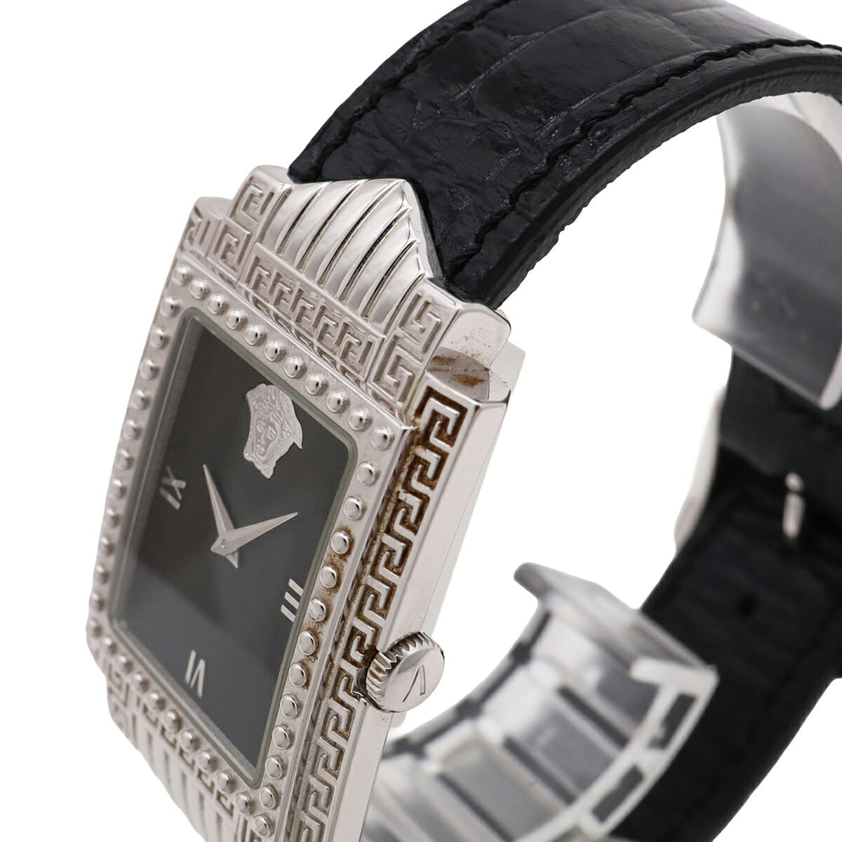 Versace Medusa Schwarz Zifferblatt 27 mm Uhr