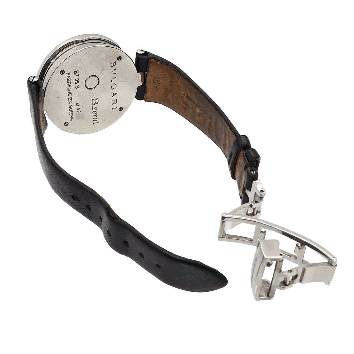 Bulgari B-Zero1 Double Heart BZ35S Black, Silver Dial 35mm Watch