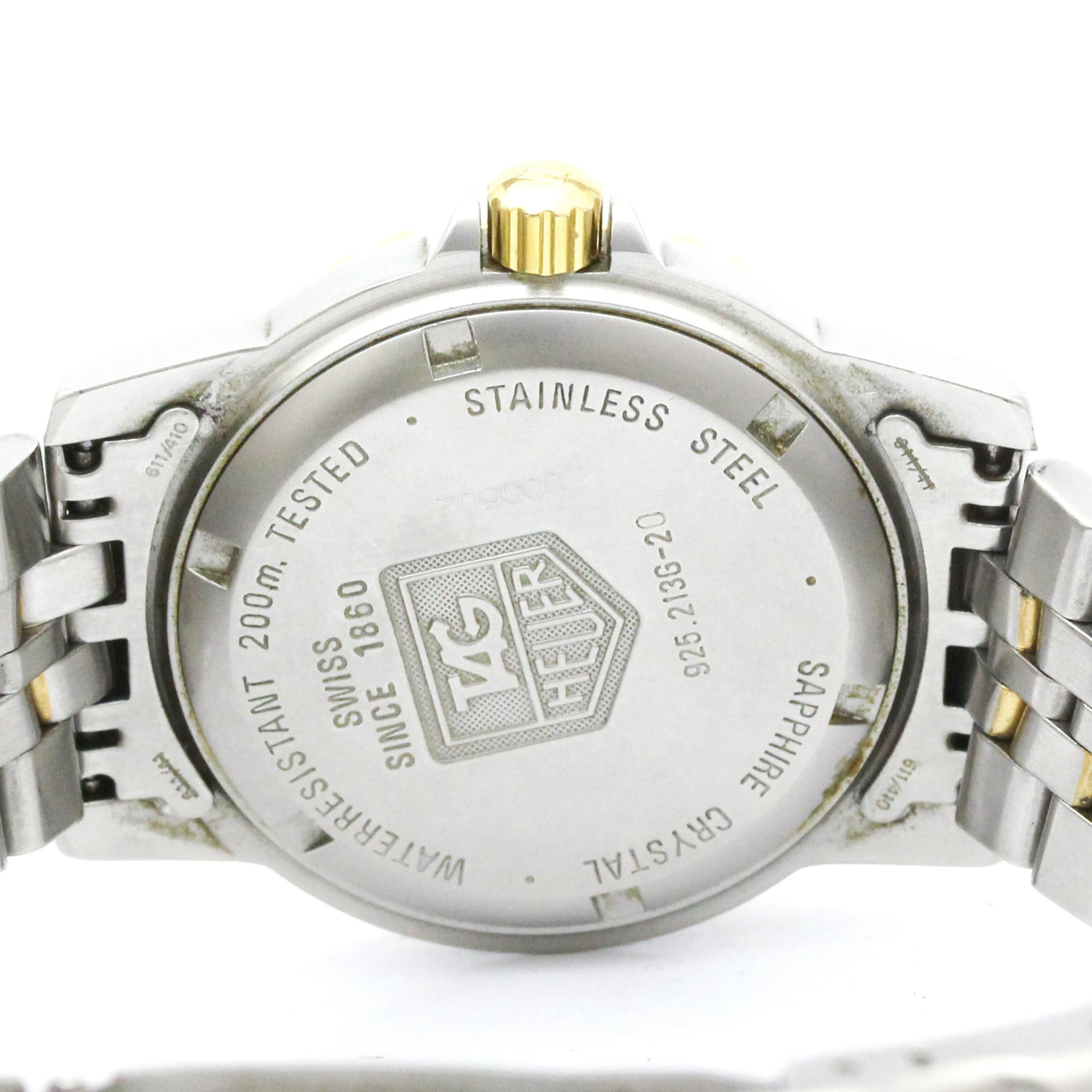 TAG Heuer Professional 925.213G-20 Black Dial 37mm Watch