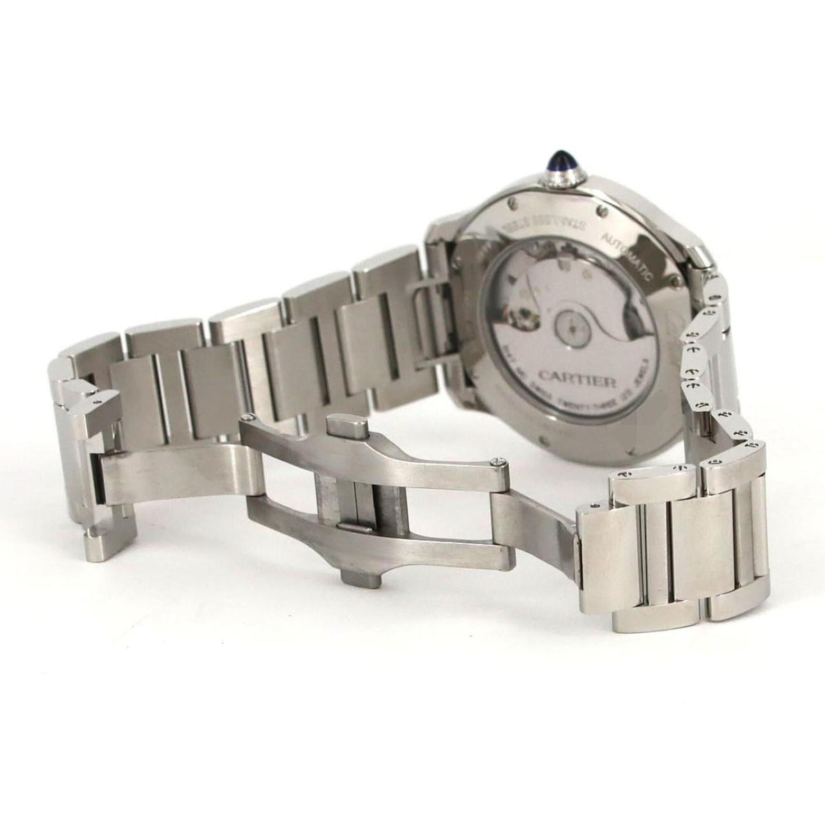 Cartier Ronde Must, Modell WSRN0035 Silber Zifferblatt 40mm Uhr