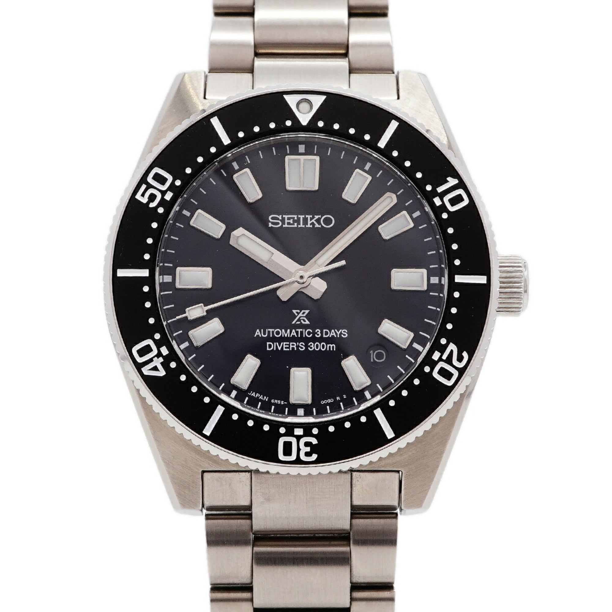 Seiko Prospex Diver Scuba Date SBDC197/6R55-00G0 Black Dial 40mm Watch