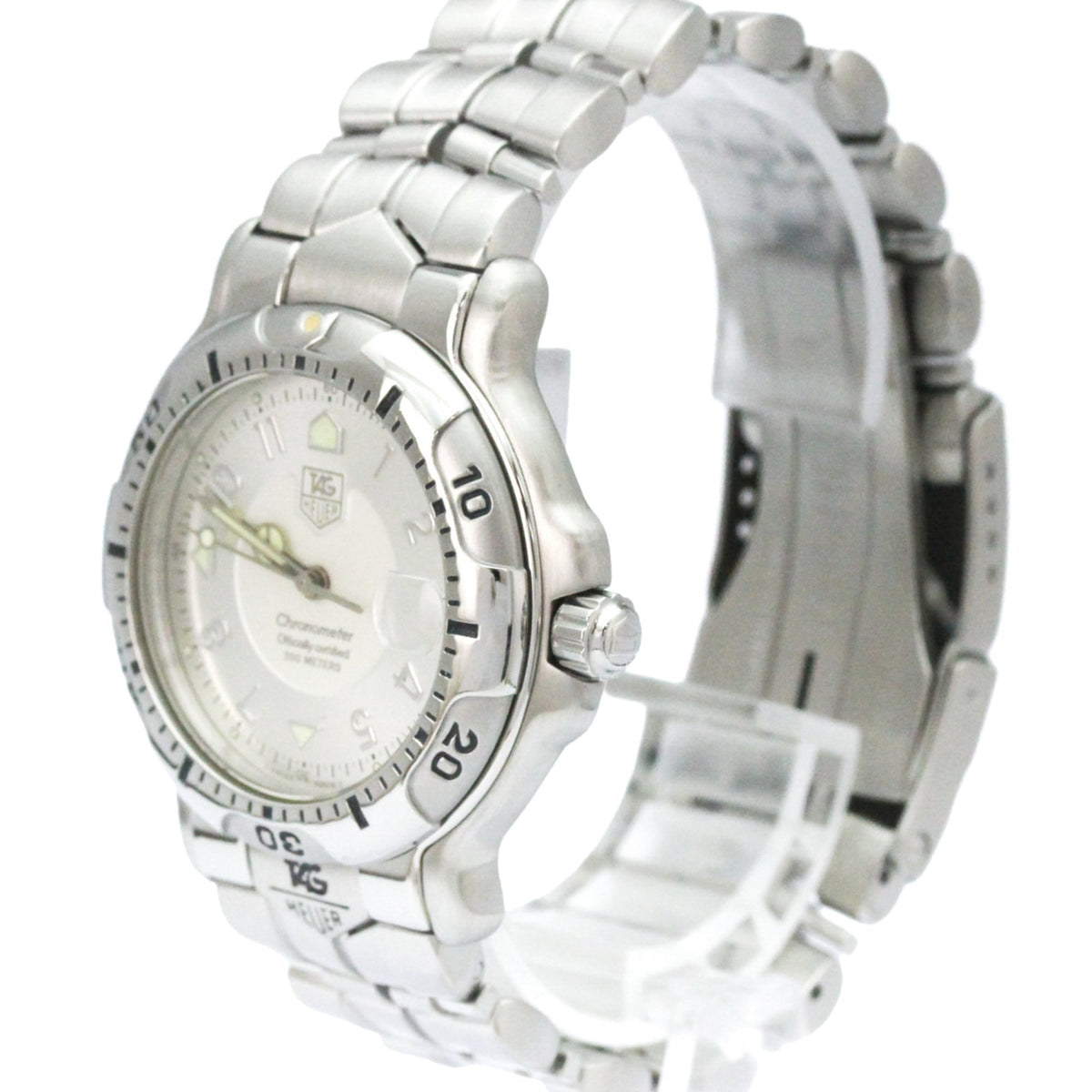 TAG Heuer 6000 Series WH5111 Silver Dial 39mm Watch