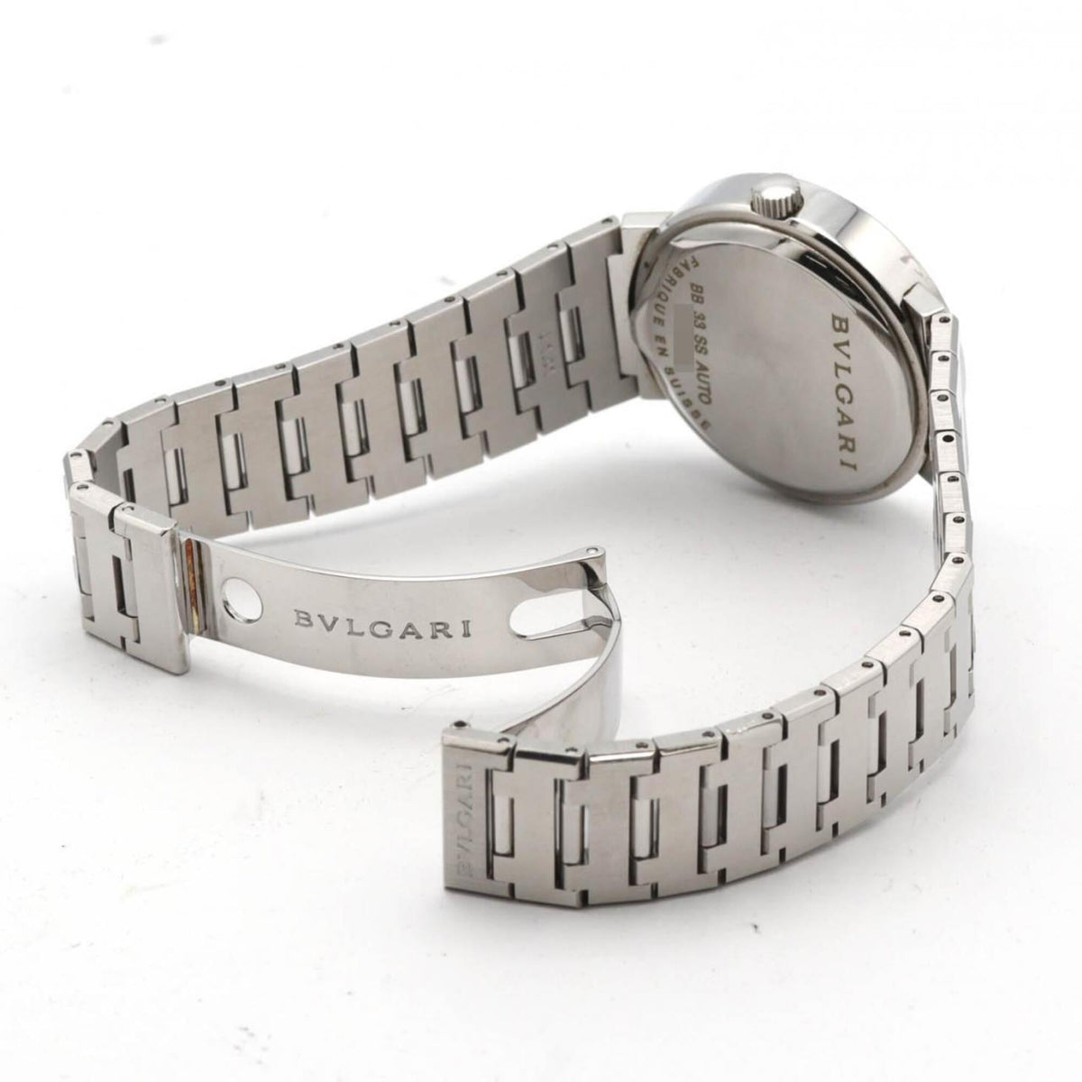 Bvlgari Bulgari BB33SSAUTO/BB33SSD/AT Black Dial 33mm Watch