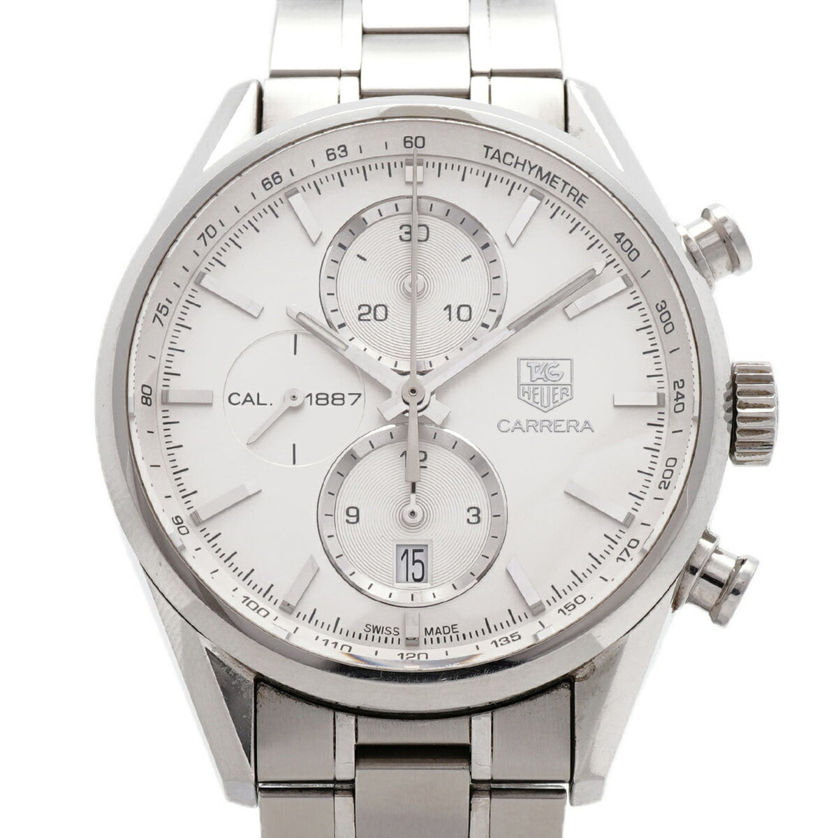 TAG Heuer Carrera Calibre CAR2111 Silver Dial 41mm Watch