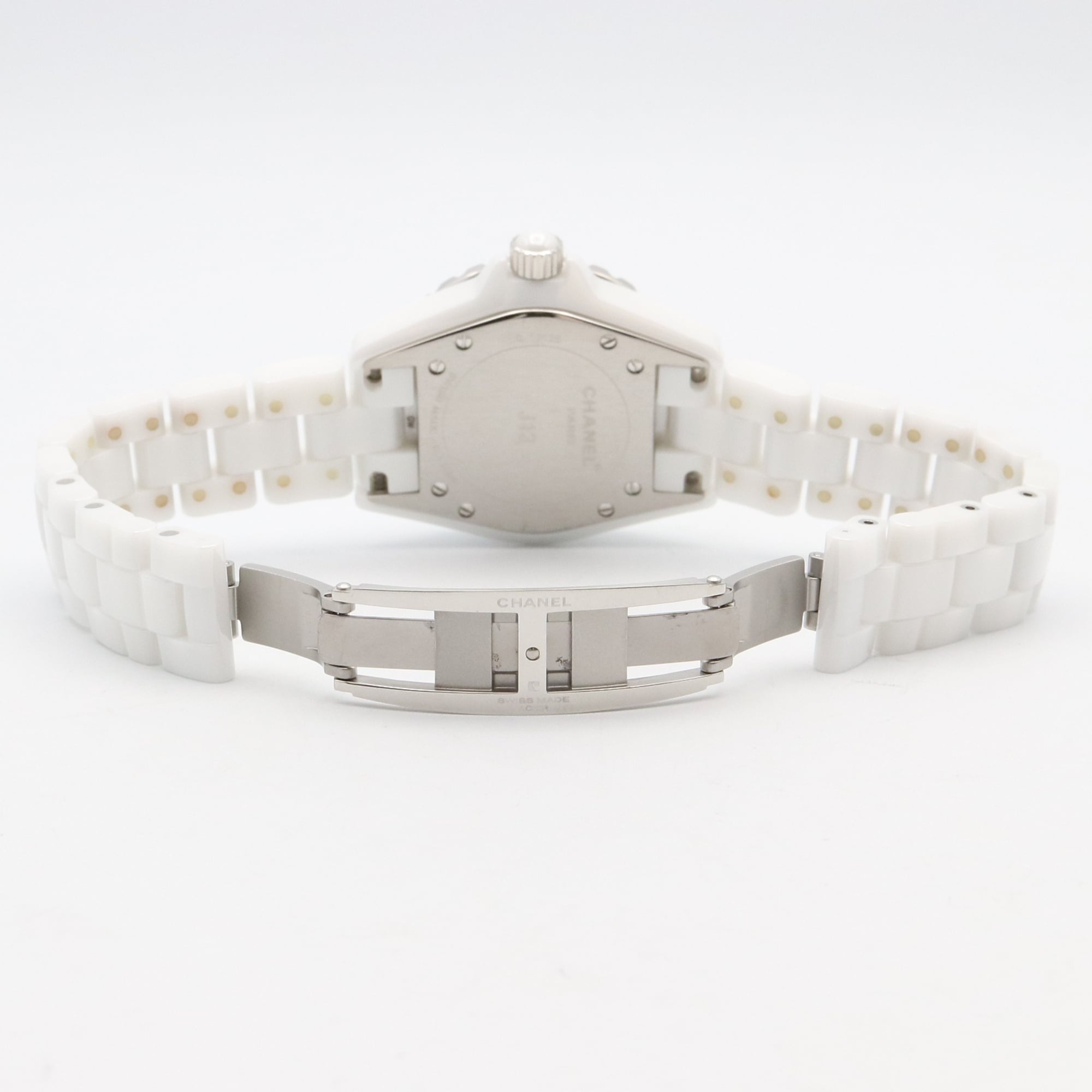 Chanel J12 H0967 White Dial Ceramic 33mm Watch