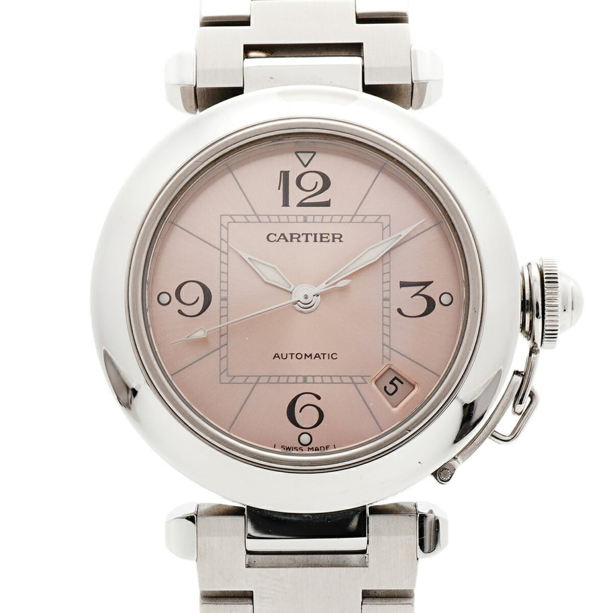 Cartier Pasha C W31075M7 Pink Dial 35mm Watch