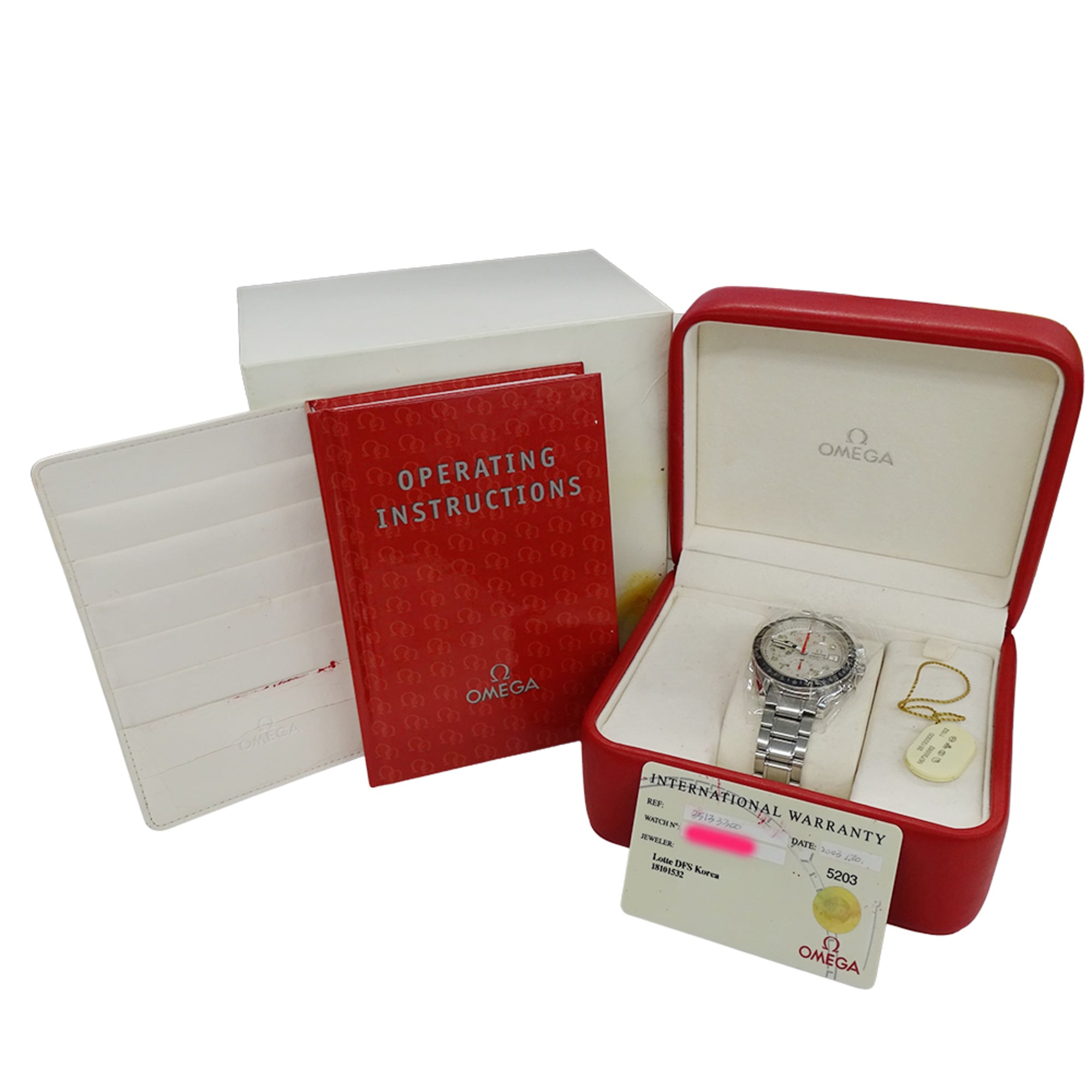 Omega Speedmaster Mark 40 3513.33 Men's Watch, Brand Name, Chronograph, Automatic Winding, Stainless Steel (SS), Silver