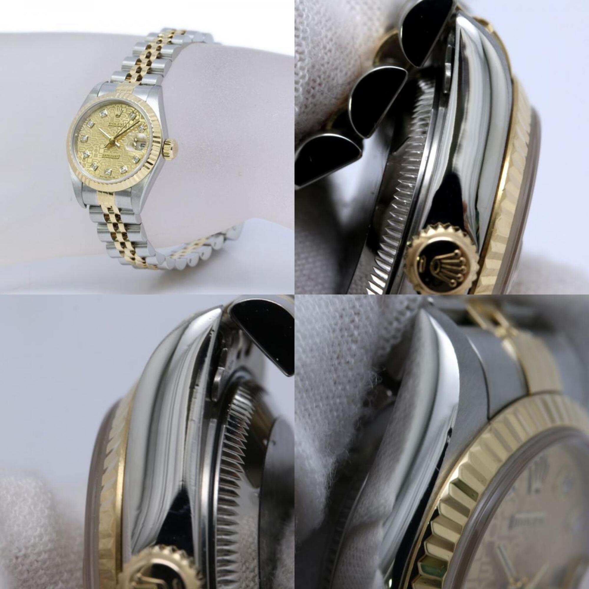 Rolex Datejust 79173G Champagne Dial 26mm Watch