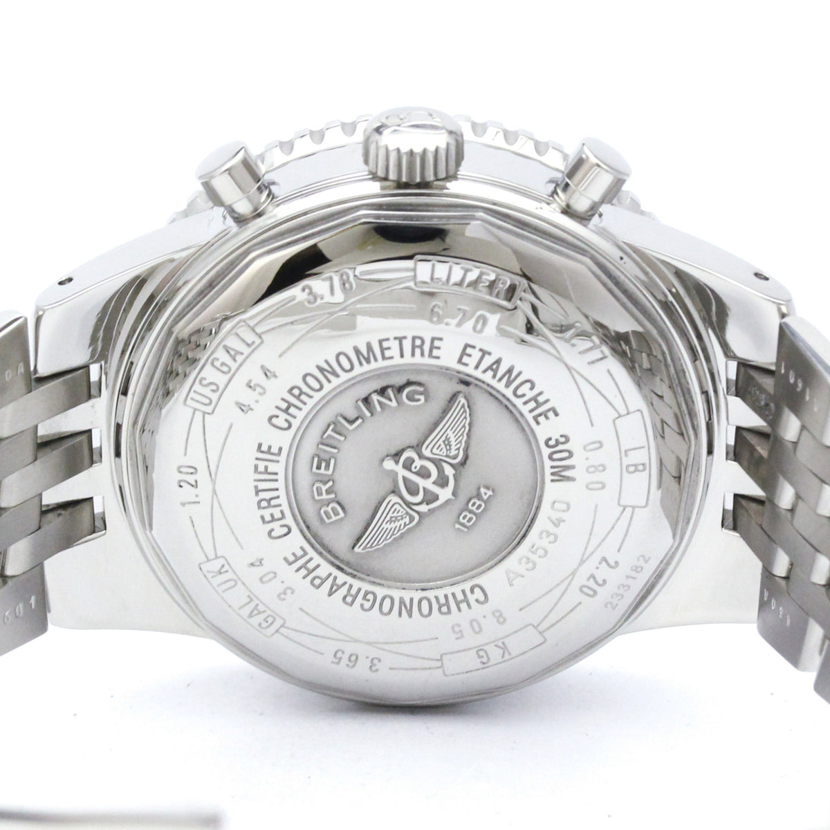 Breitling Navitimer A35340 Black Dial 43mm Watch