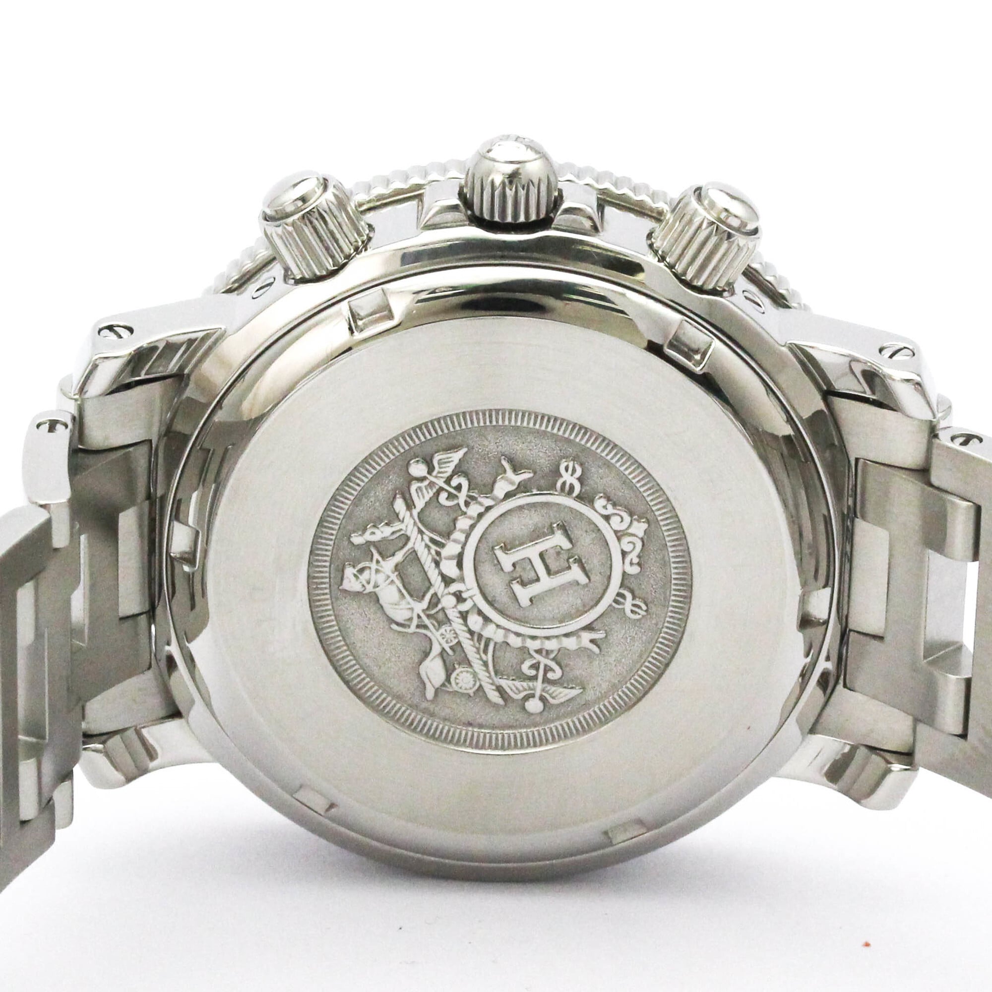 Hermes Clipper CL2.910 Black Dial Stainless steel 40mm Watch