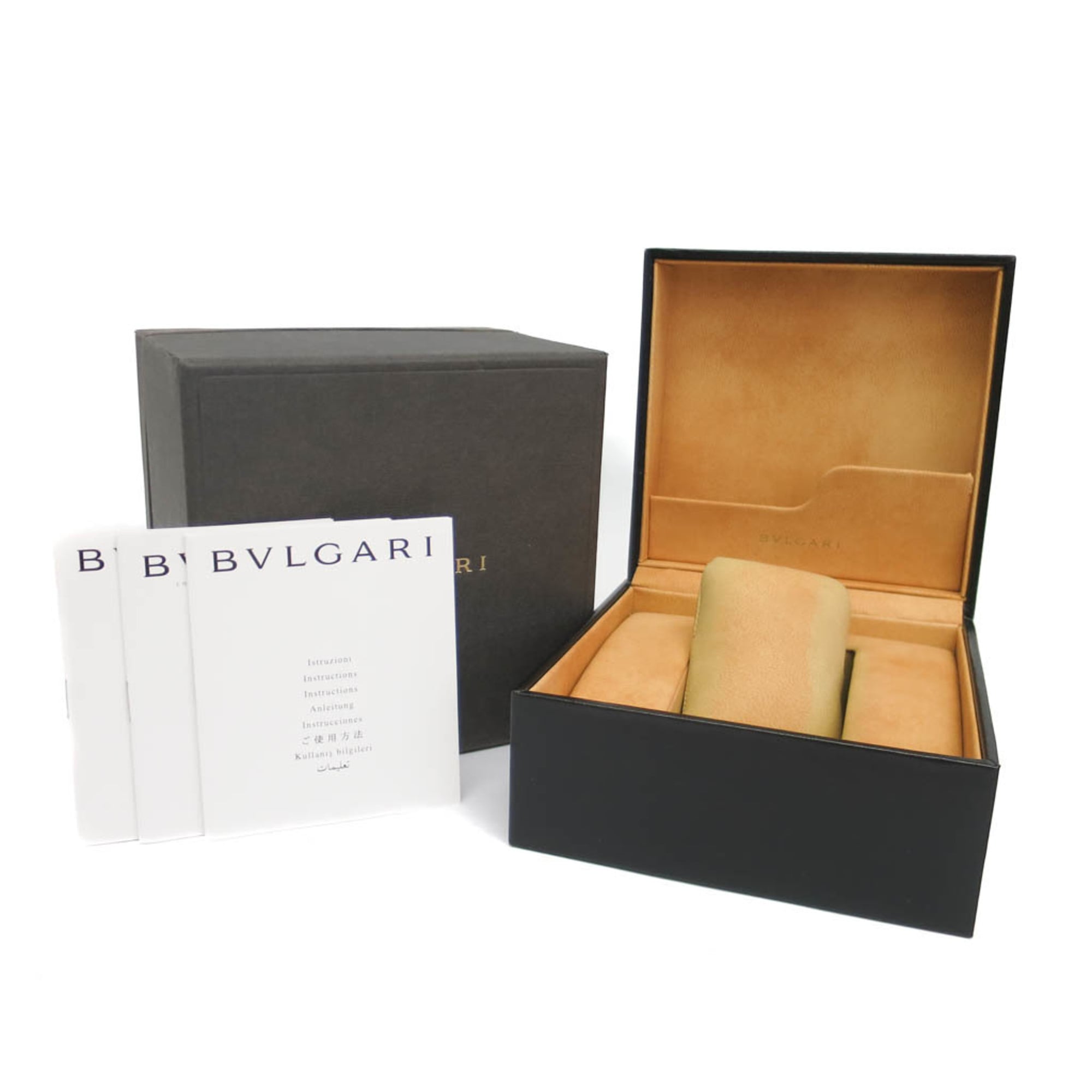 Bulgari Bvlgari Bvlgari BB38SS AUTO Black Dial 38mm Watch