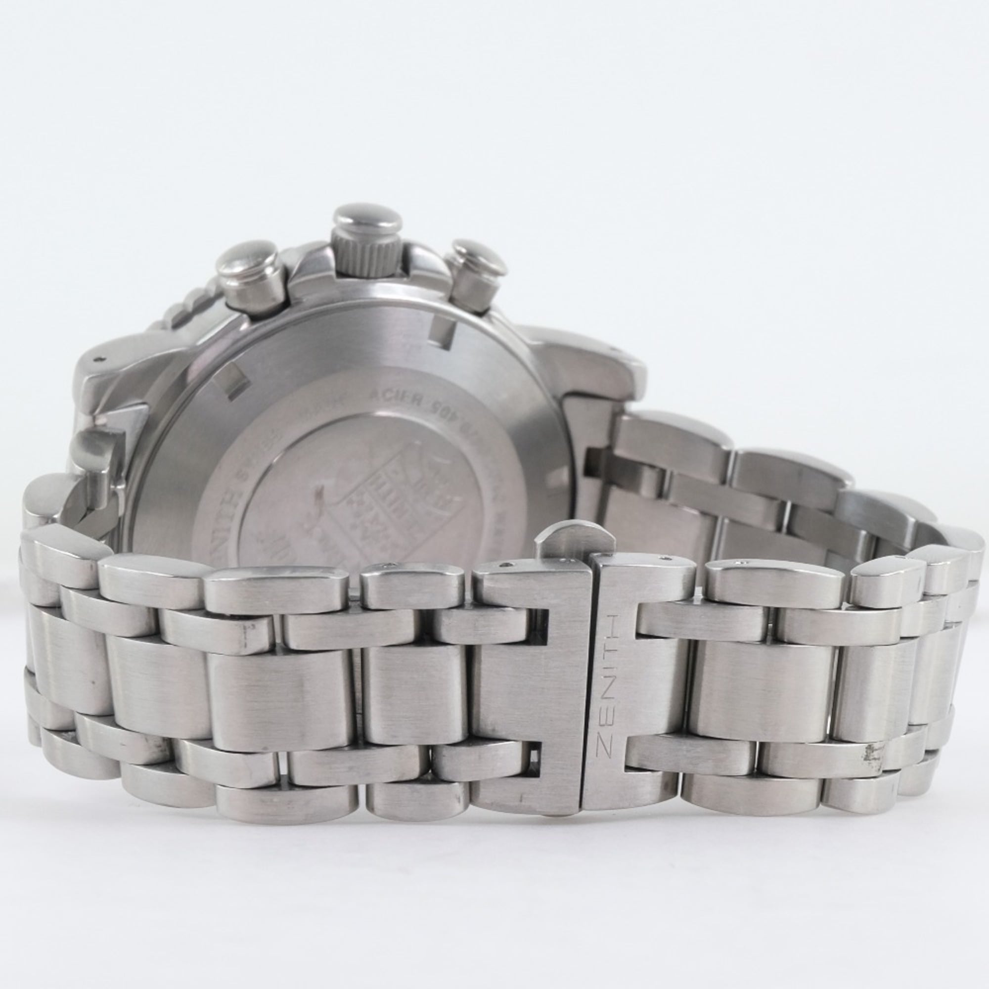 Zenith El Primero Rainbow Schwarz 01/02.0470.405 AutomatikChronograph aus Edelstahl