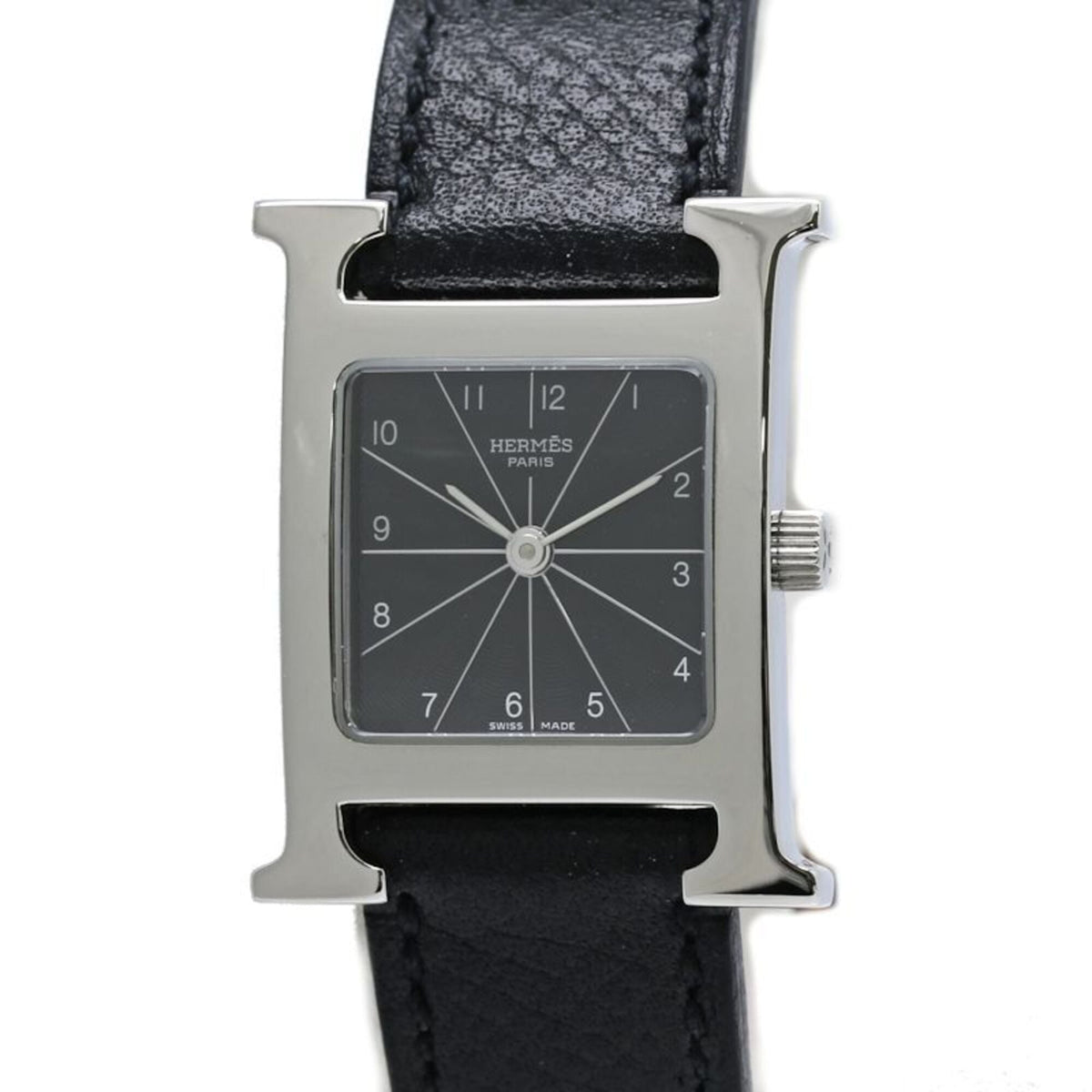 Montre Hermès H- HH1.210.361/UNO Noir avec cadran de 21 mm