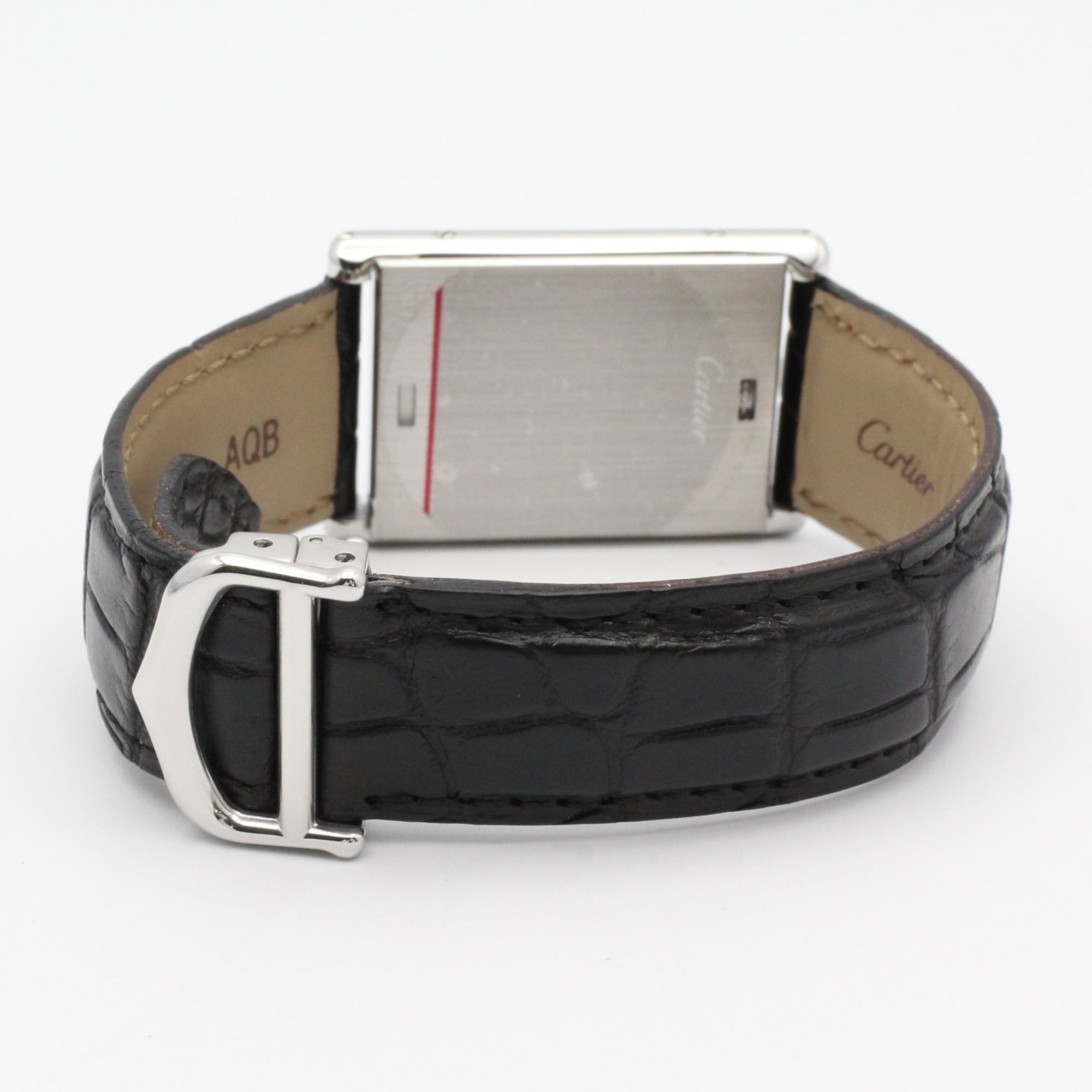 Cartier Tank W1016055 Ivory Dial 26mm Watch