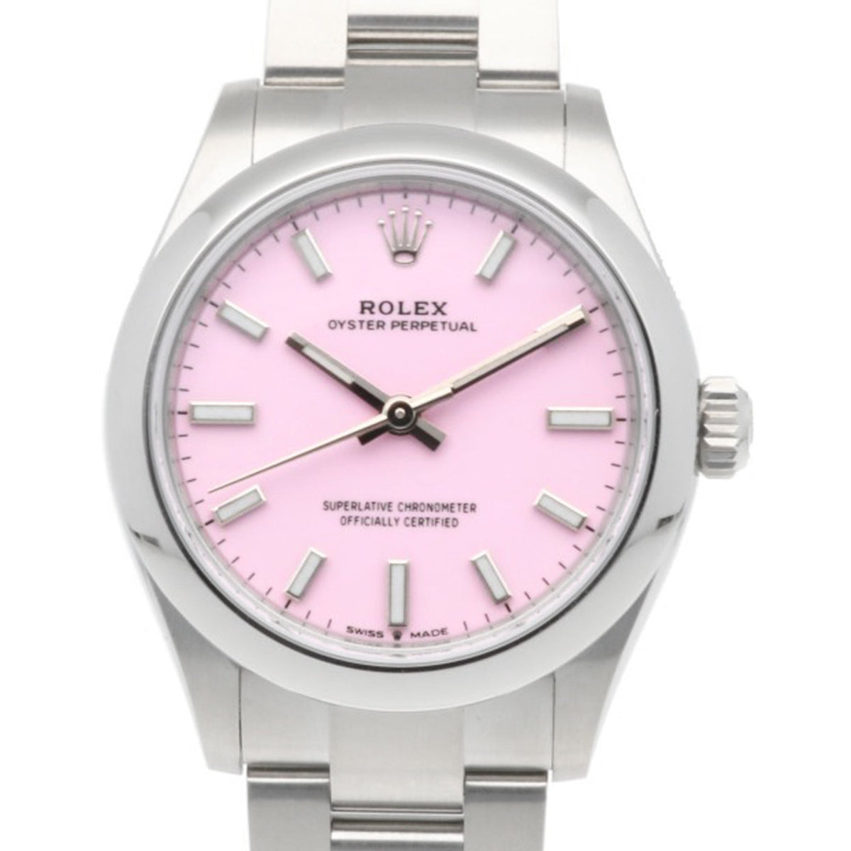 Rolex Oyster Perpetual 277200 Rosa Zifferblatt 31 mm Uhr