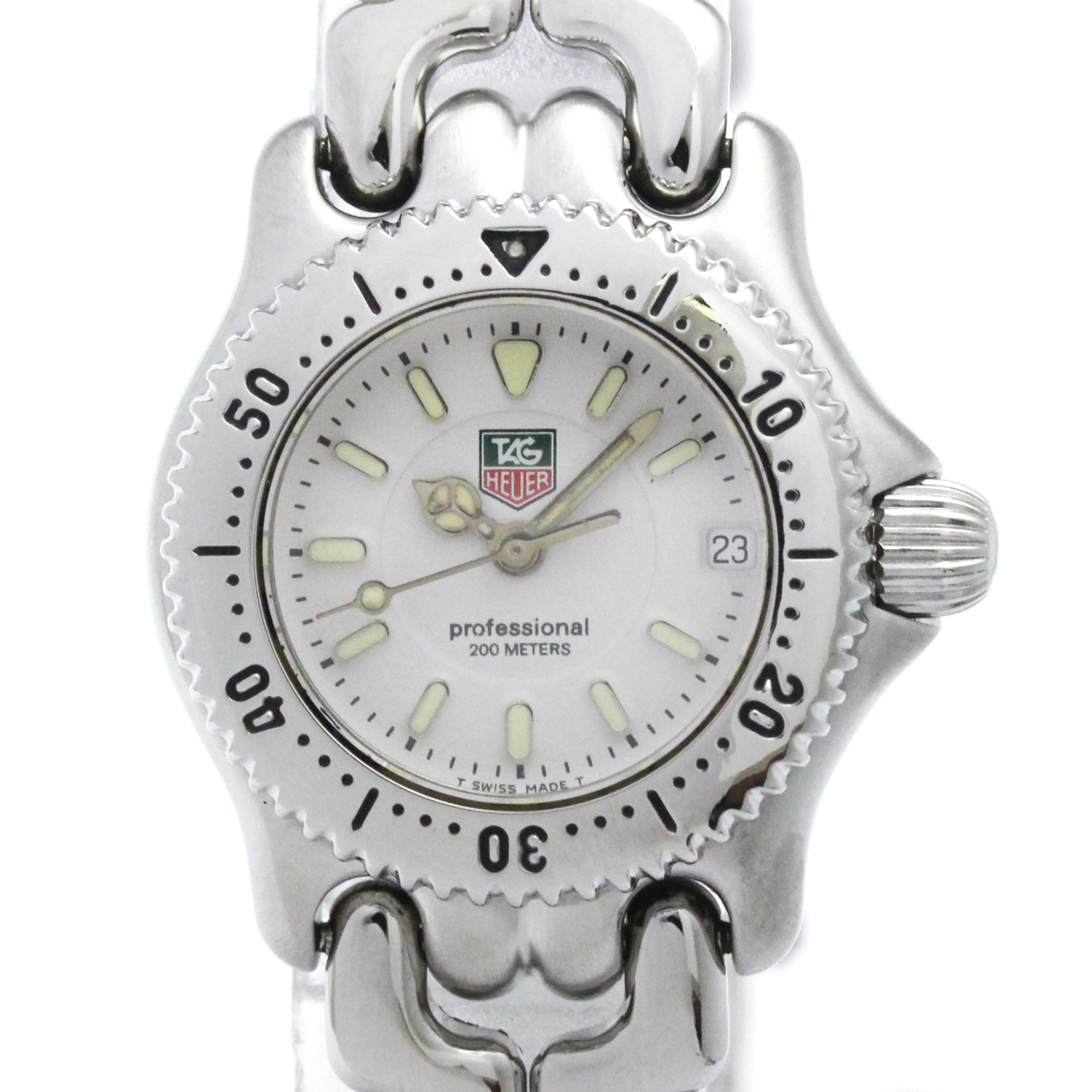 TAG Heuer Sel WG1412 White Dial 24mm Watch