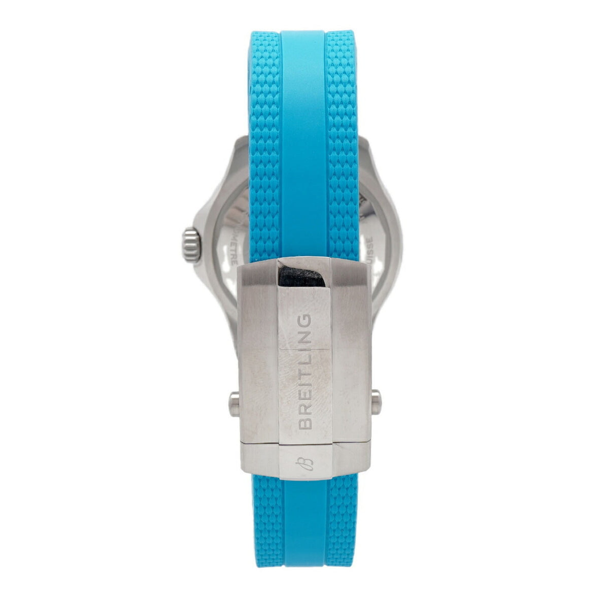 Breitling Superocean A17377 mit blauem Zifferblatt, 36 mm Uhr