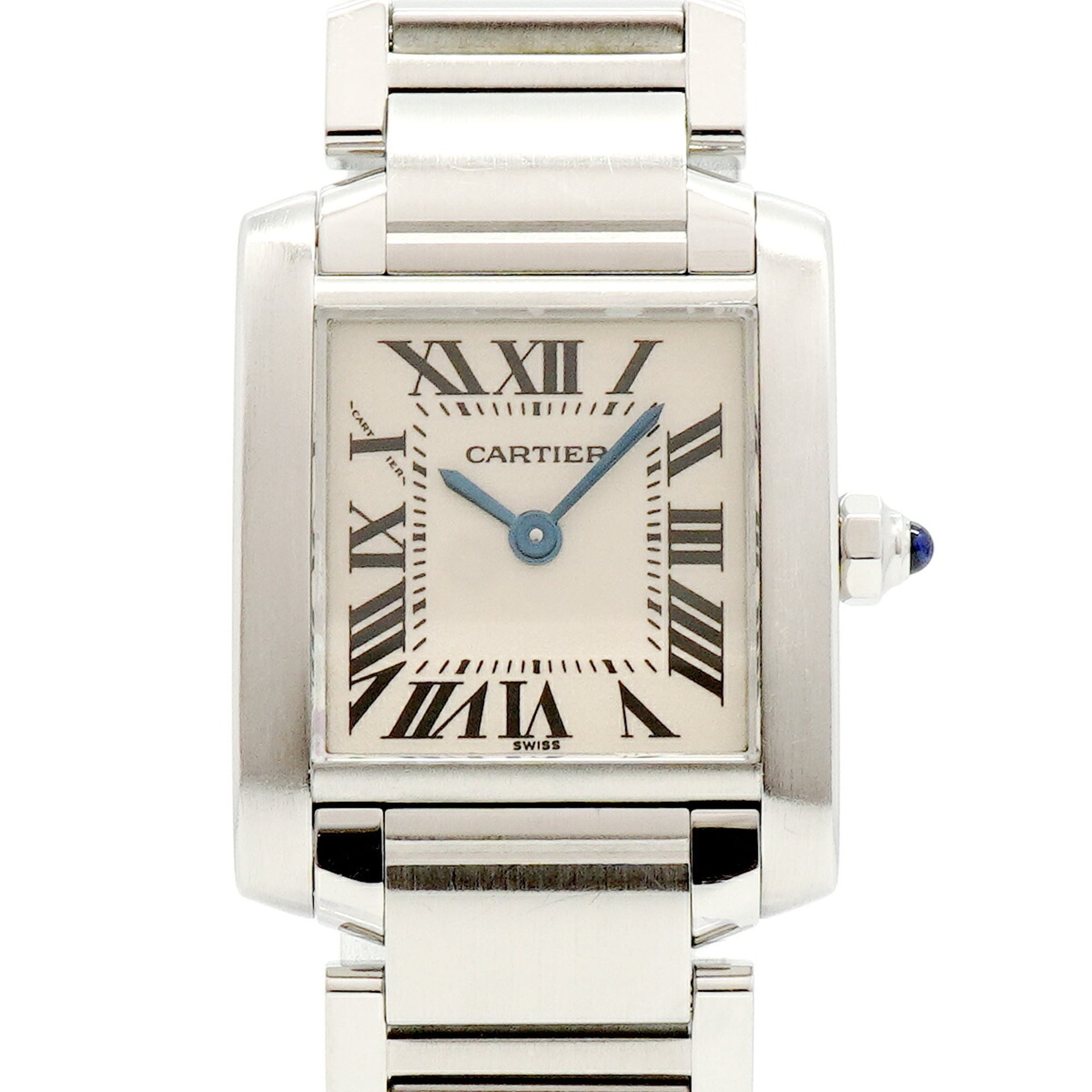 Cartier Tank Française SM W51008Q3 Ivory Dial 20mm Watch