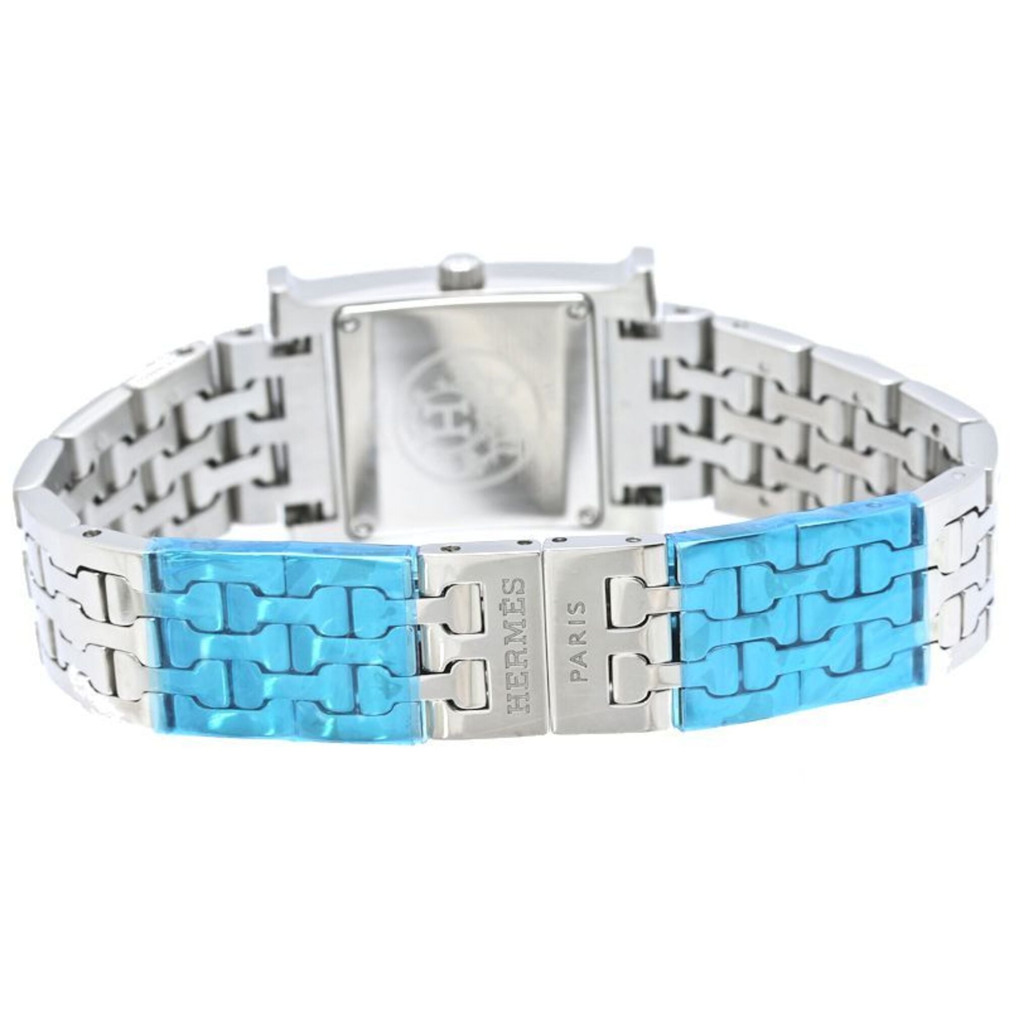 HERMES H- with diamond bezel HH1.230.271 4804 wo stainless steel 40558