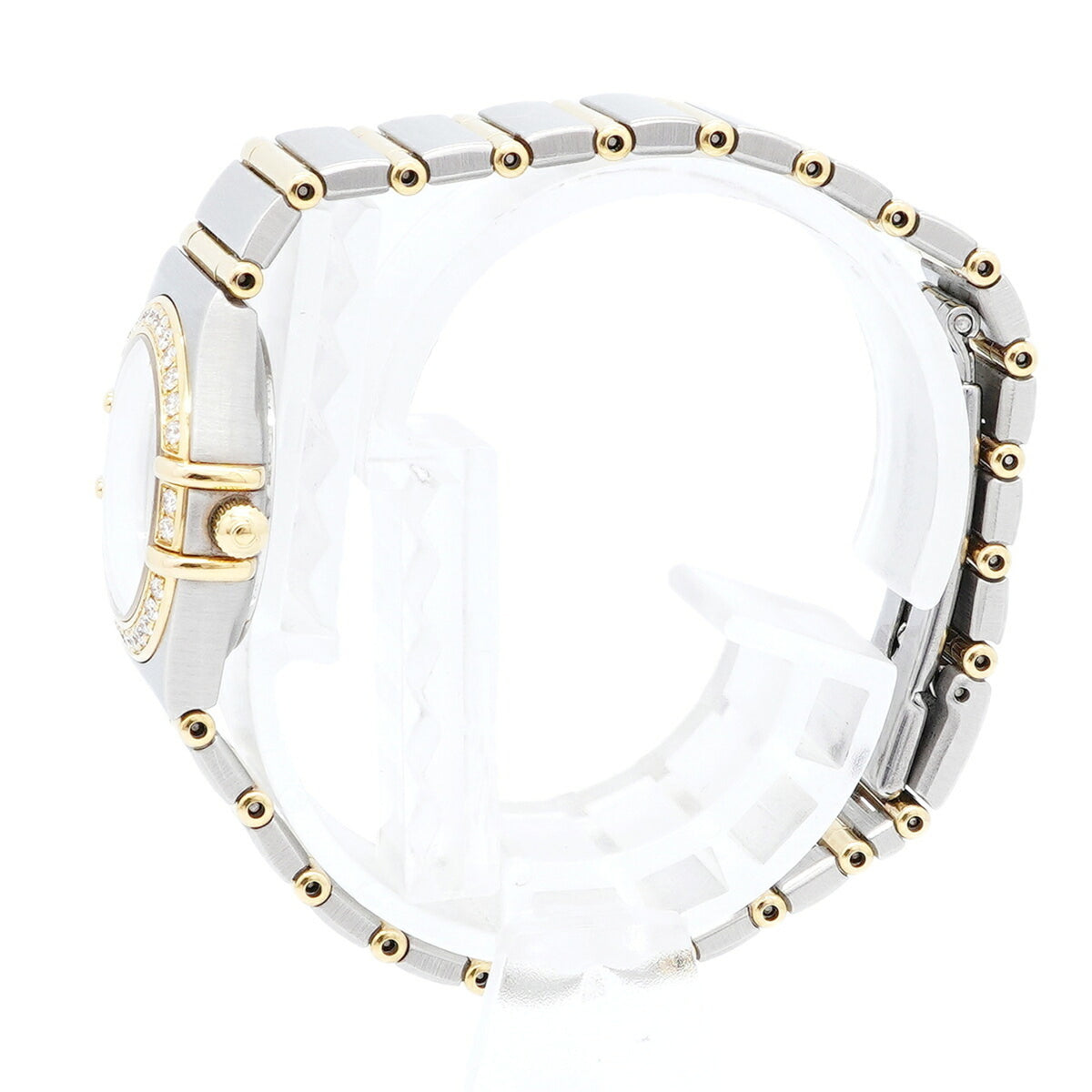 Omega Constellation Mini Diamond Bezel 12P 1267.75 White Dial 22mm Watch