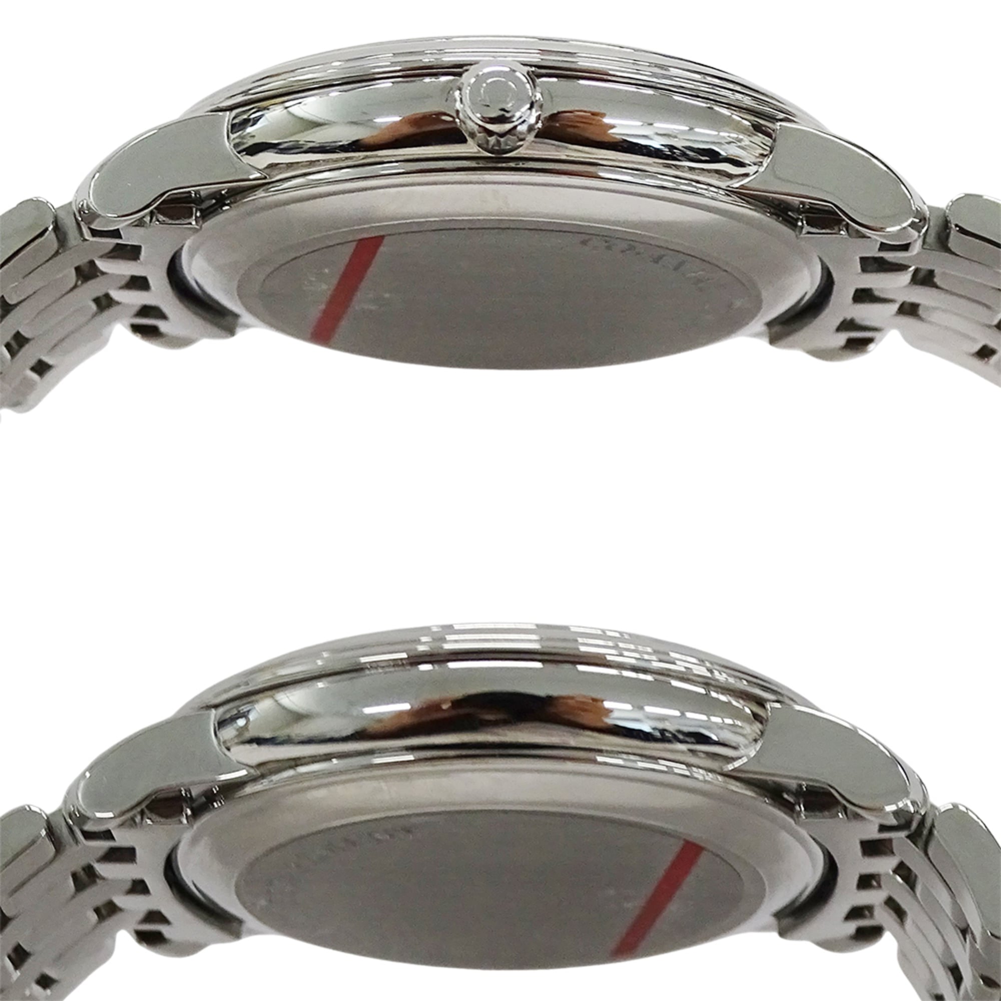 Omega De Ville Prestige 4574.31 herenhorloge, merknaam, datum, Co-Axial-chronometer, automatisch, roestvrij staal (SS), zilver.