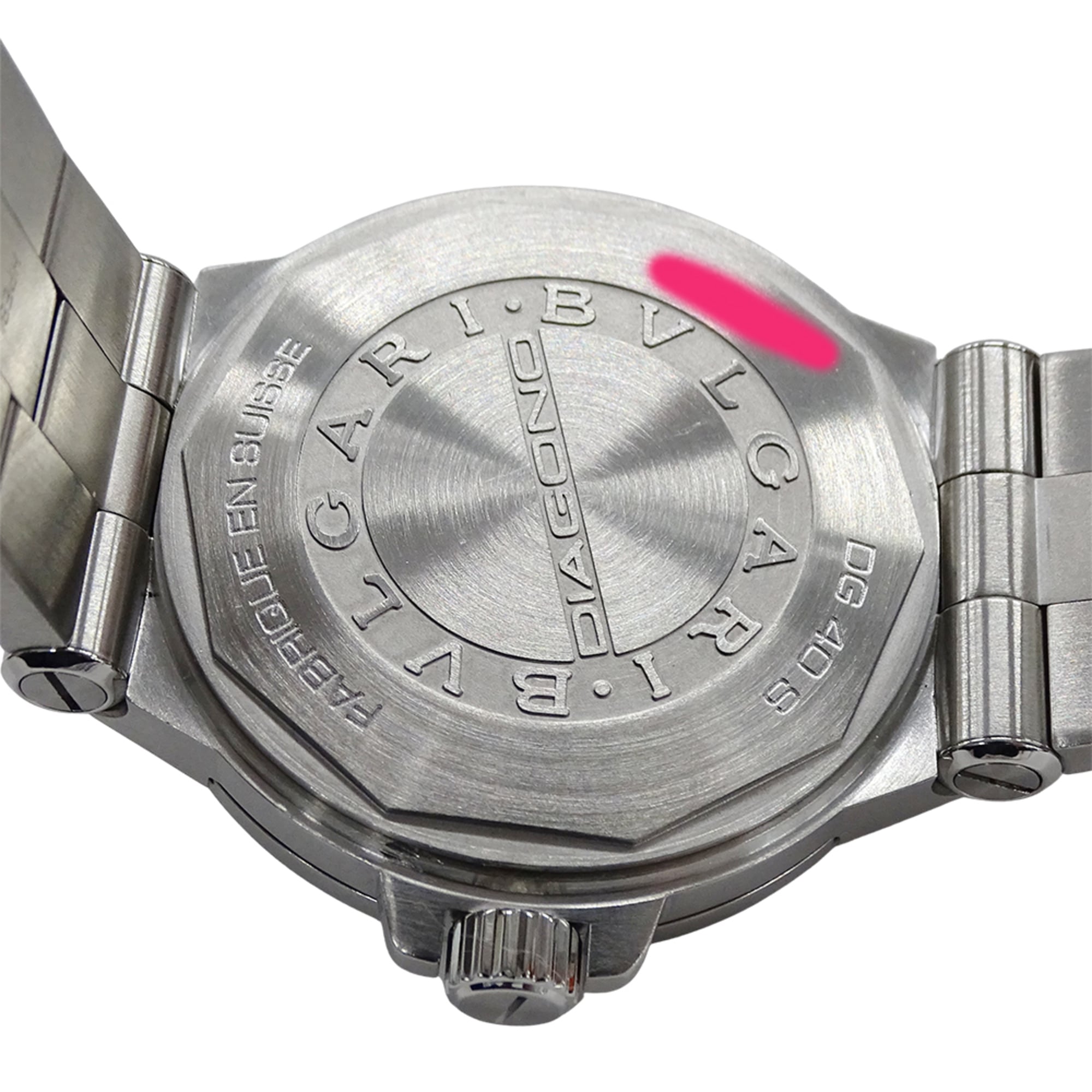 Bulgari BVLGARI Montre Pour Hommes, Diagono Date, Automatique, acier inoxydable (SS), DG40S, argent