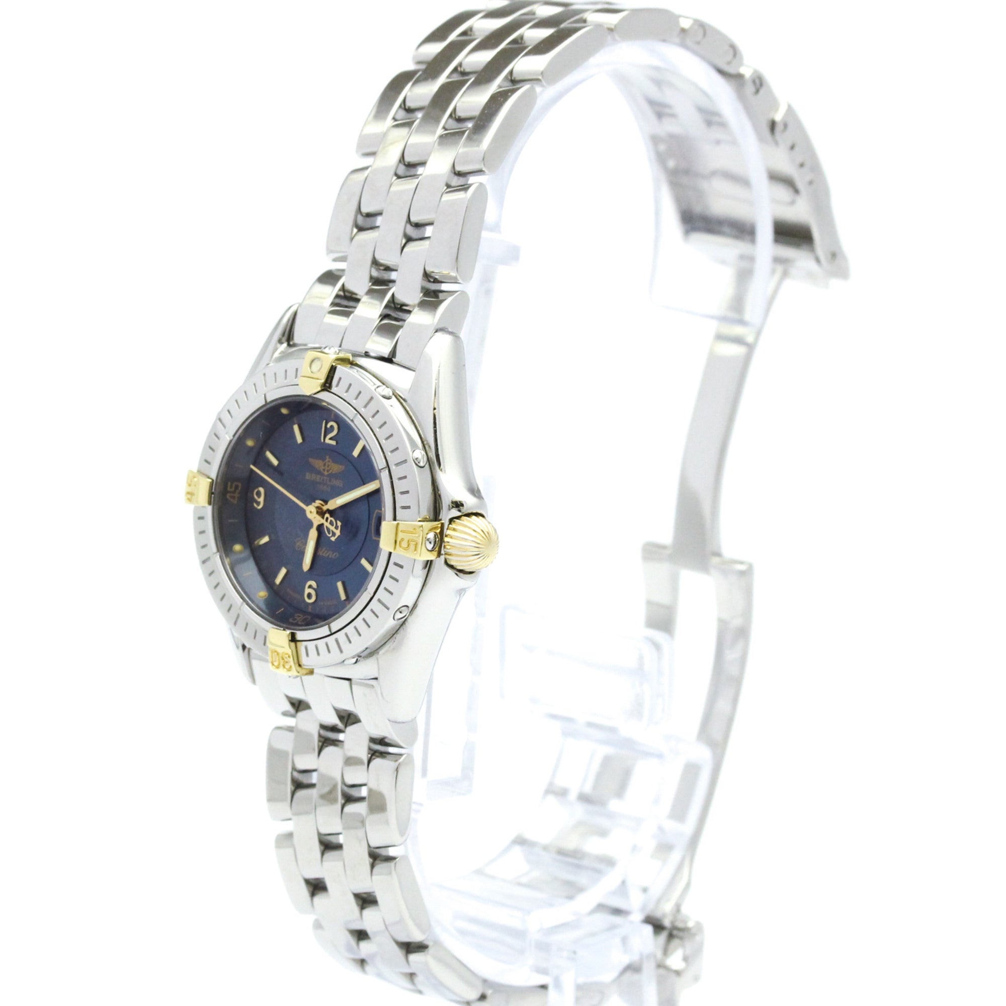 Breitling Callistino B52045 Blue Dial 27mm Watch