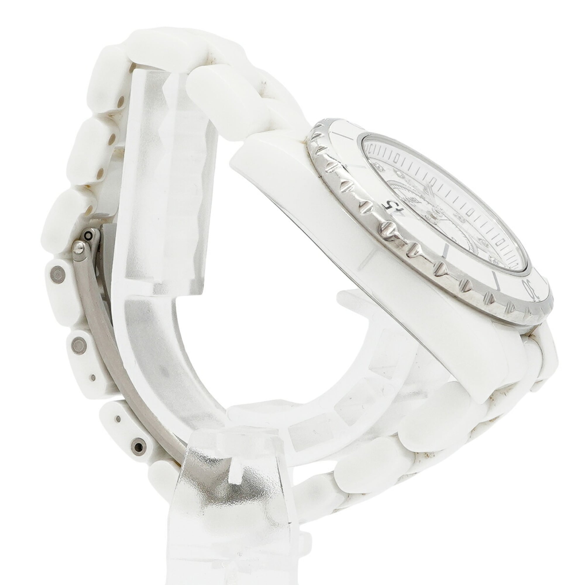 Chanel J12 Diamond H1628 White Dial Women's Watch