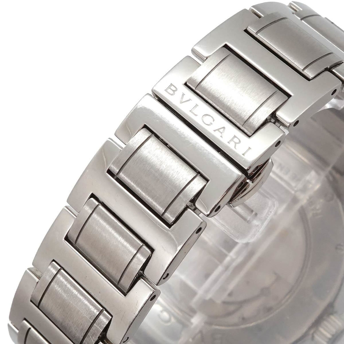 Bvlgari BB41S horloge met blauwe wijzerplaat, 41 mm