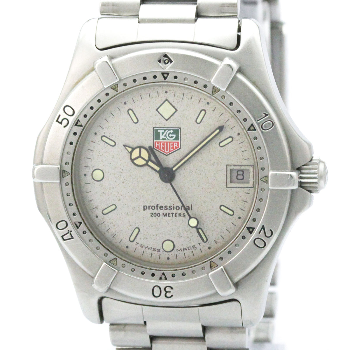 TAG Heuer 2000 Series 962.206 Silver Dial 38mm Watch