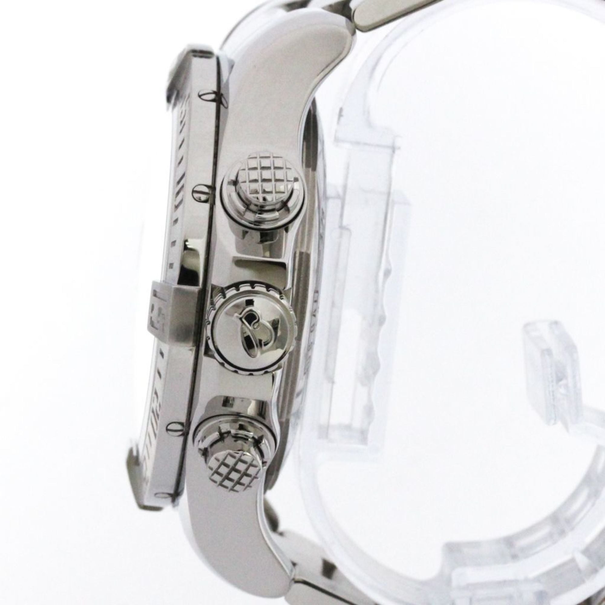 BREITLING Super Avenger ll Chronograph Steel Mens Watch A13371 Polished