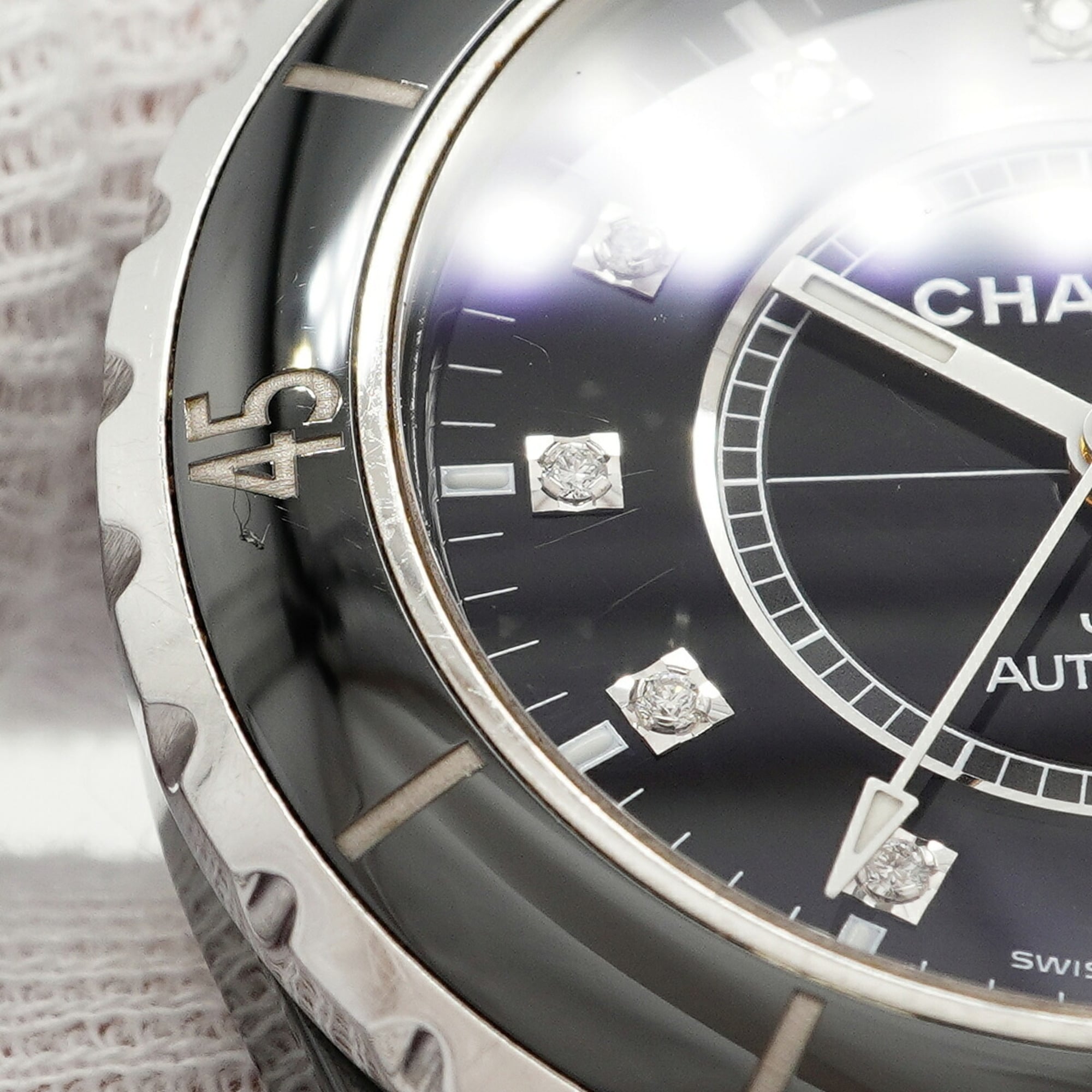Chanel J12 H1626 Black Dial 38mm Watch