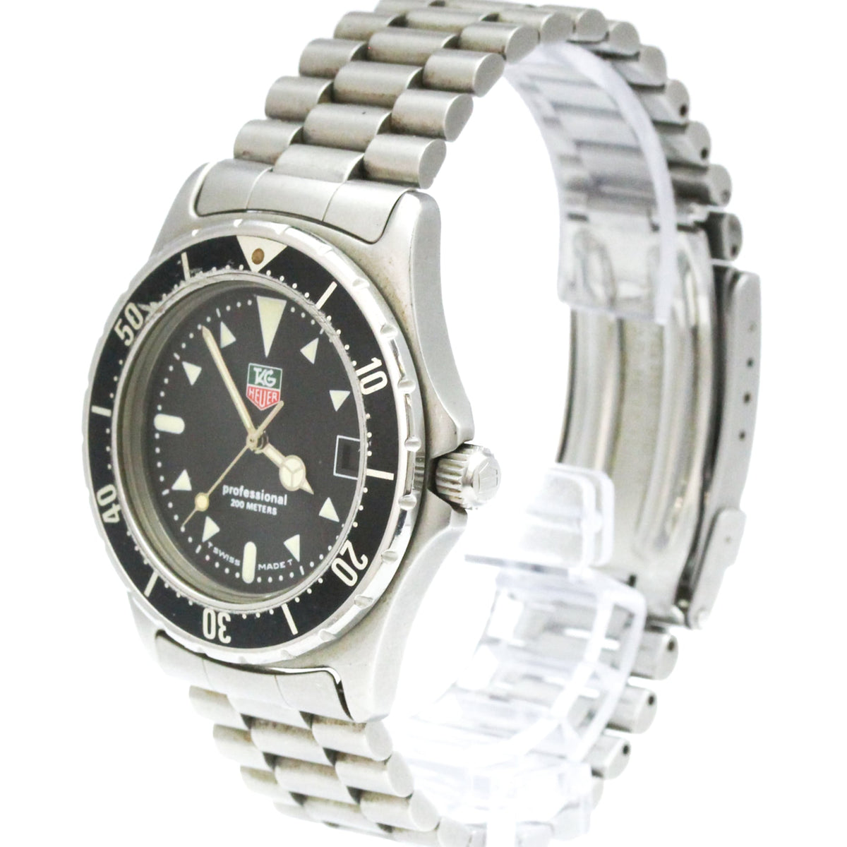 Montre TAG Heuer Professional 973006 Noir, cadran de 36 mm