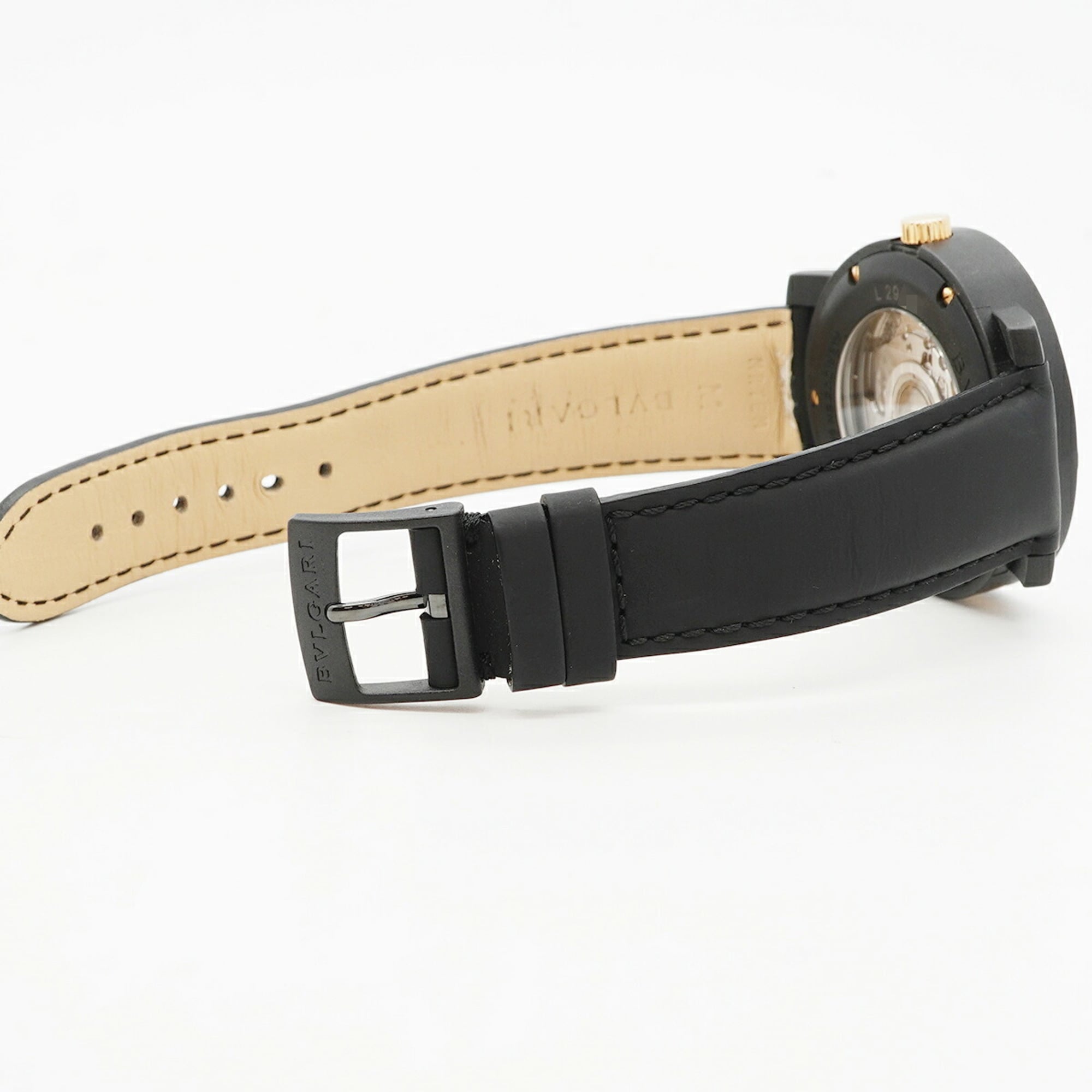 Bvlgari Carbon Gold BB40CL Black Dial