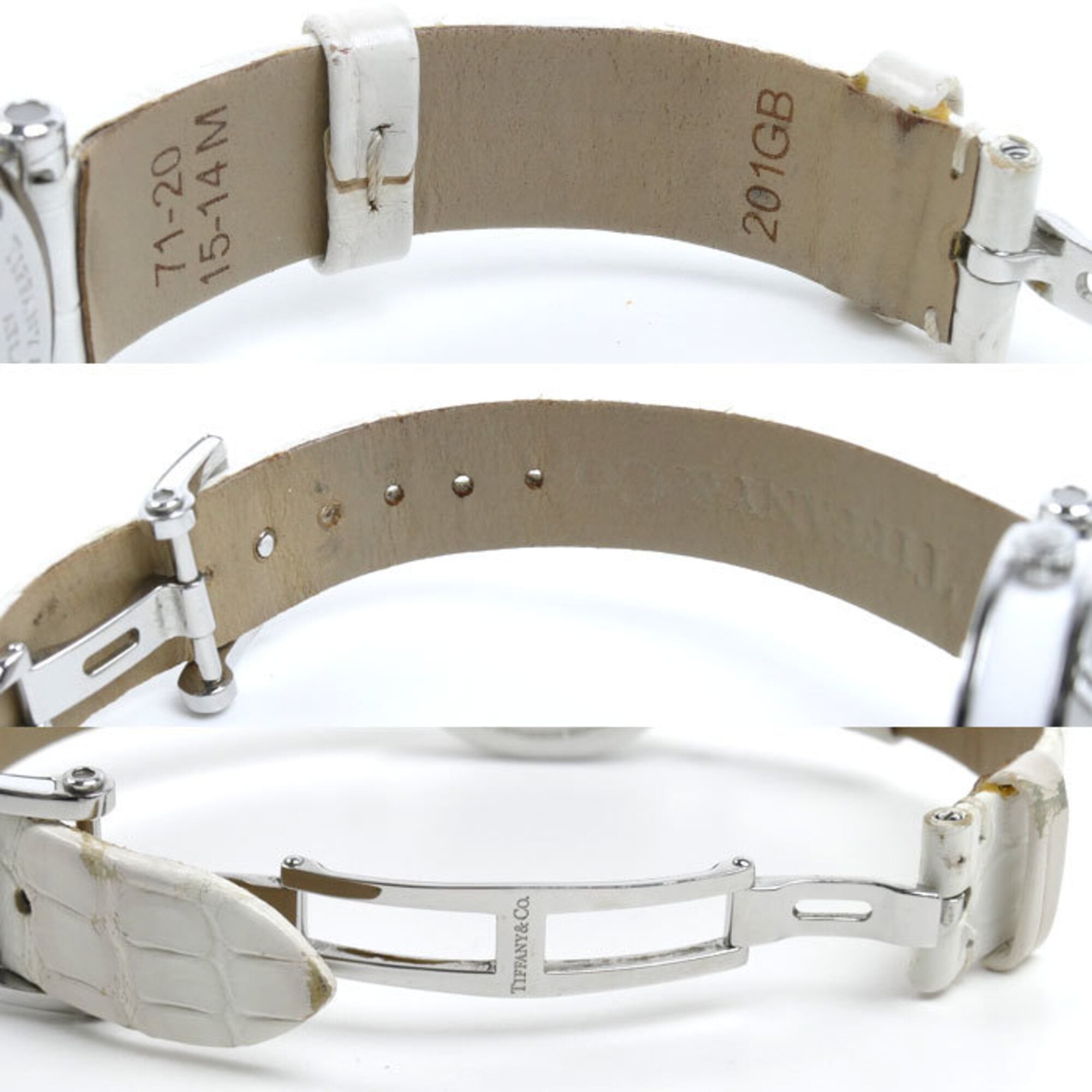 Tiffany Atlas Z1300.11.11.A20A71A White Dial 30mm Watch
