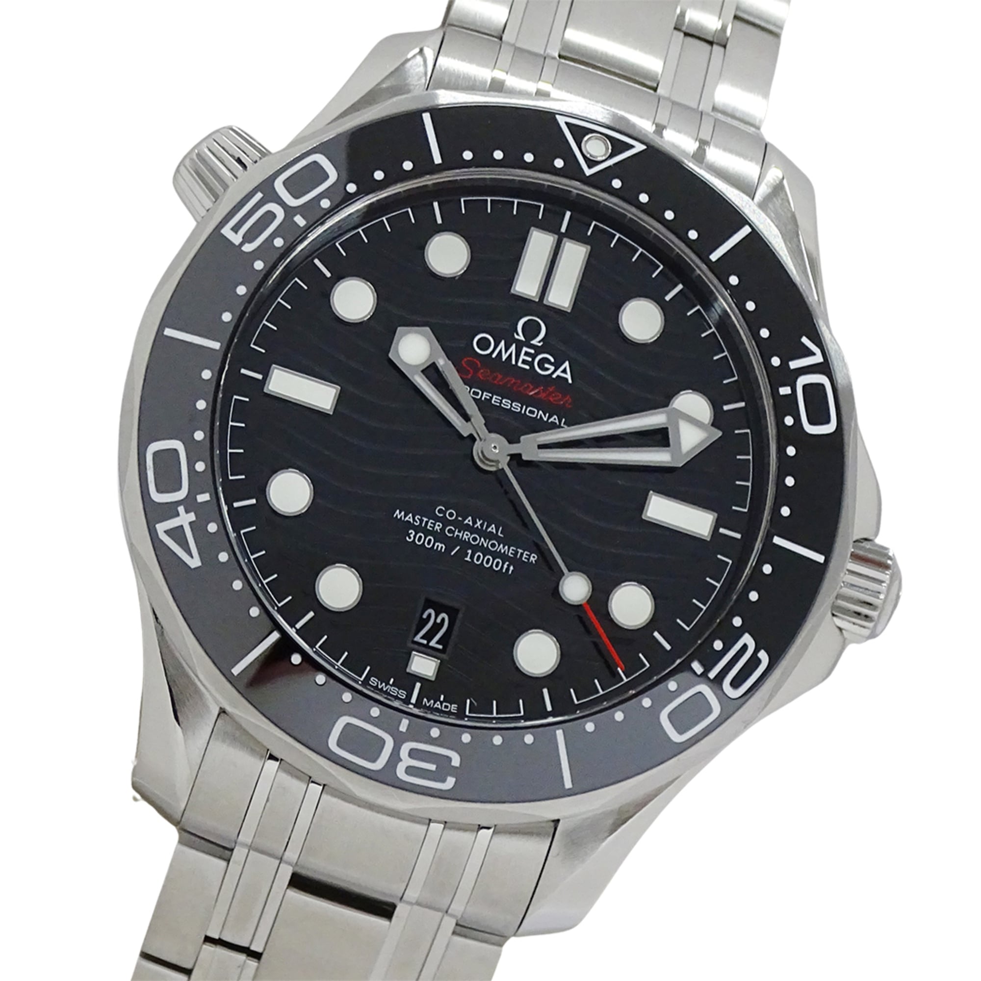 Omega Seamaster 210.30.42.20.01.001 Black Dial 42mm Watch