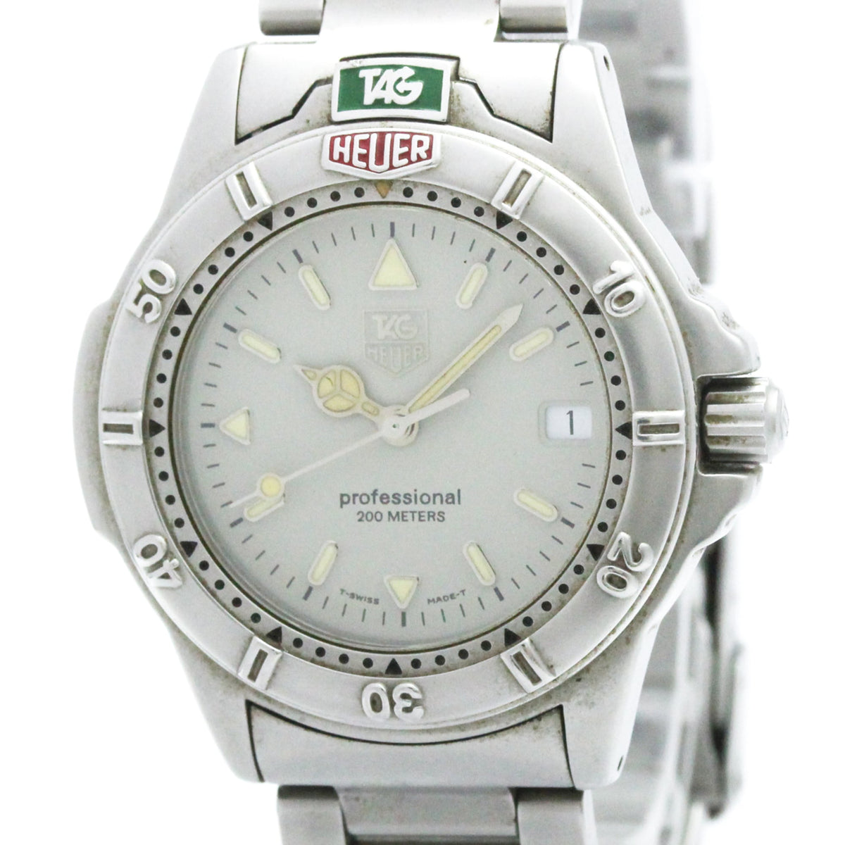 TAG Heuer Professional WF1210-K0, graues Zifferblatt, 34 mm Uhr