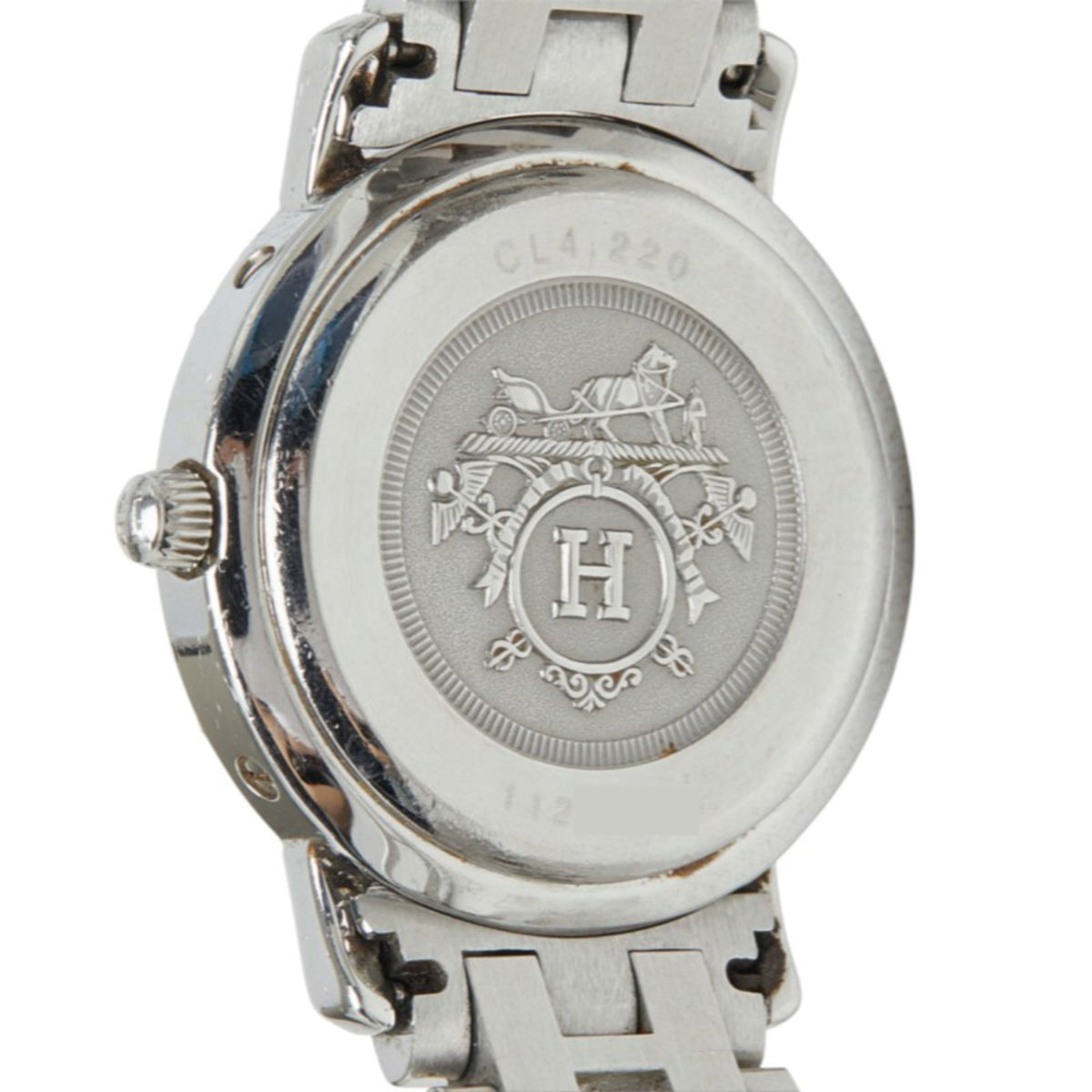 Montre Hermes Clipper CL4.220 Blanc avec cadran de 24 mm