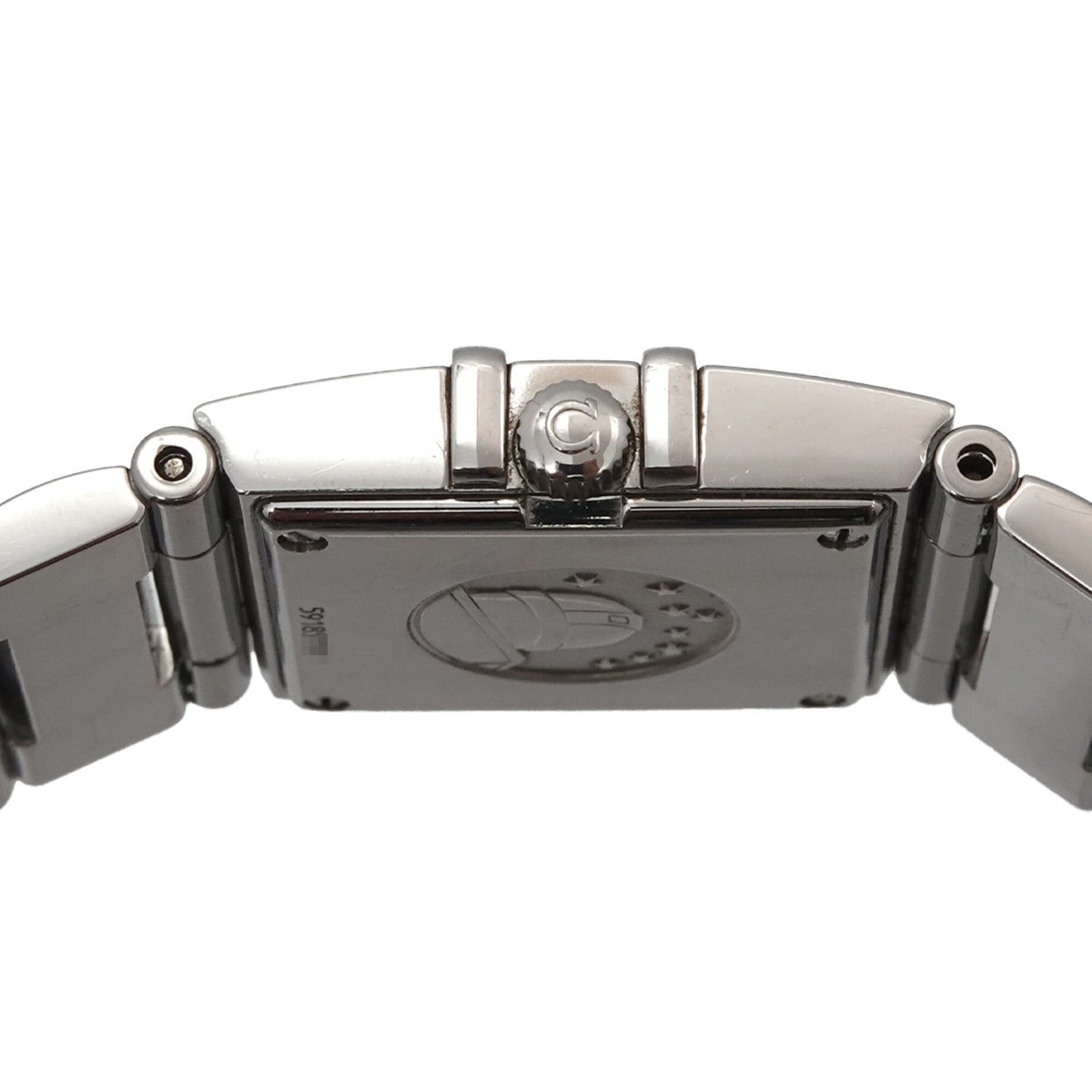 Omega Constellation Carre Quadra 1521 31 Ladies' Watch Silver Quartz