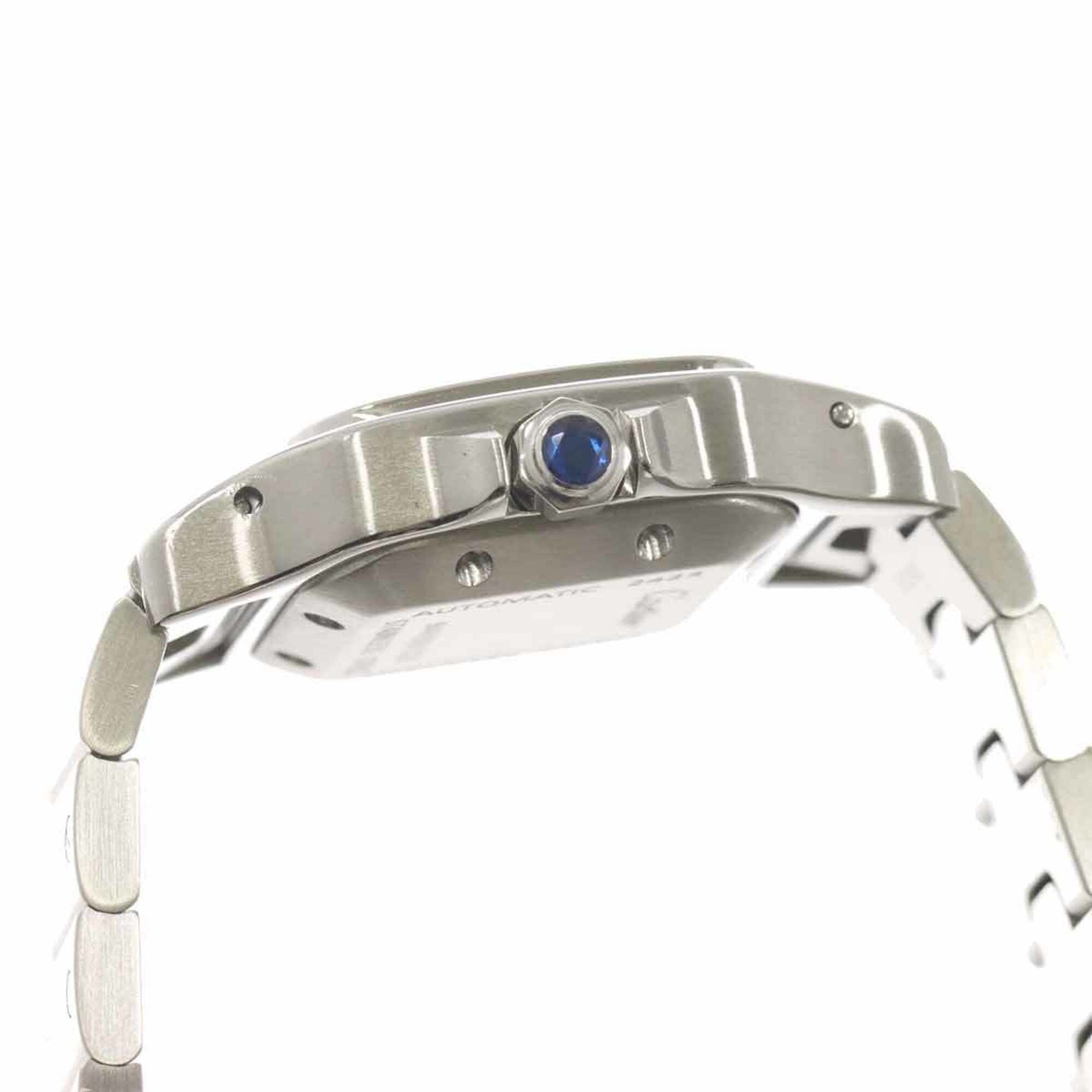 Cartier Santos Galbee SM W20066D6 Women's Watch Asia Limited Edition Gray Automatic