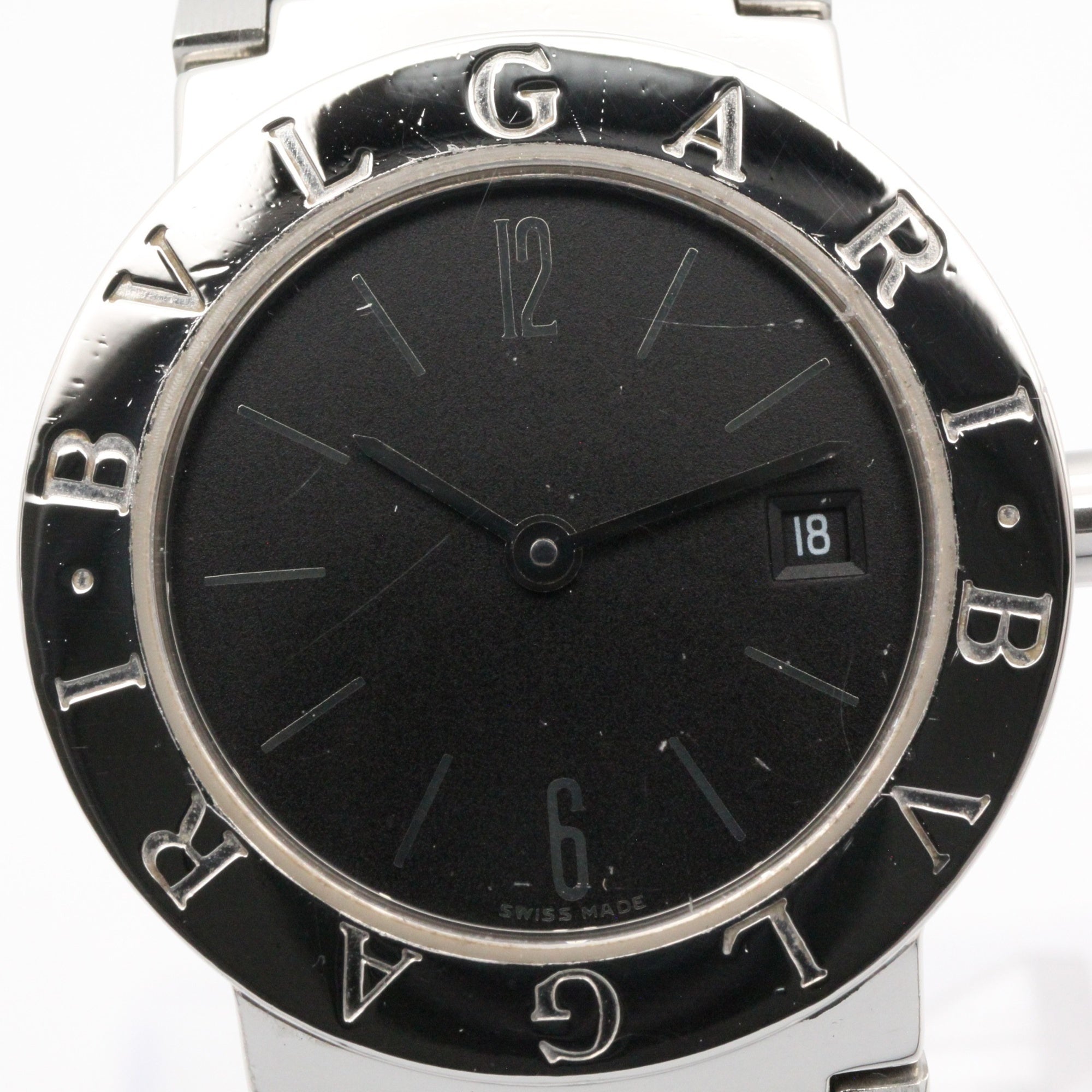 Bulgari BVLGARI Stainless Steel Ladies Black BB26SSD