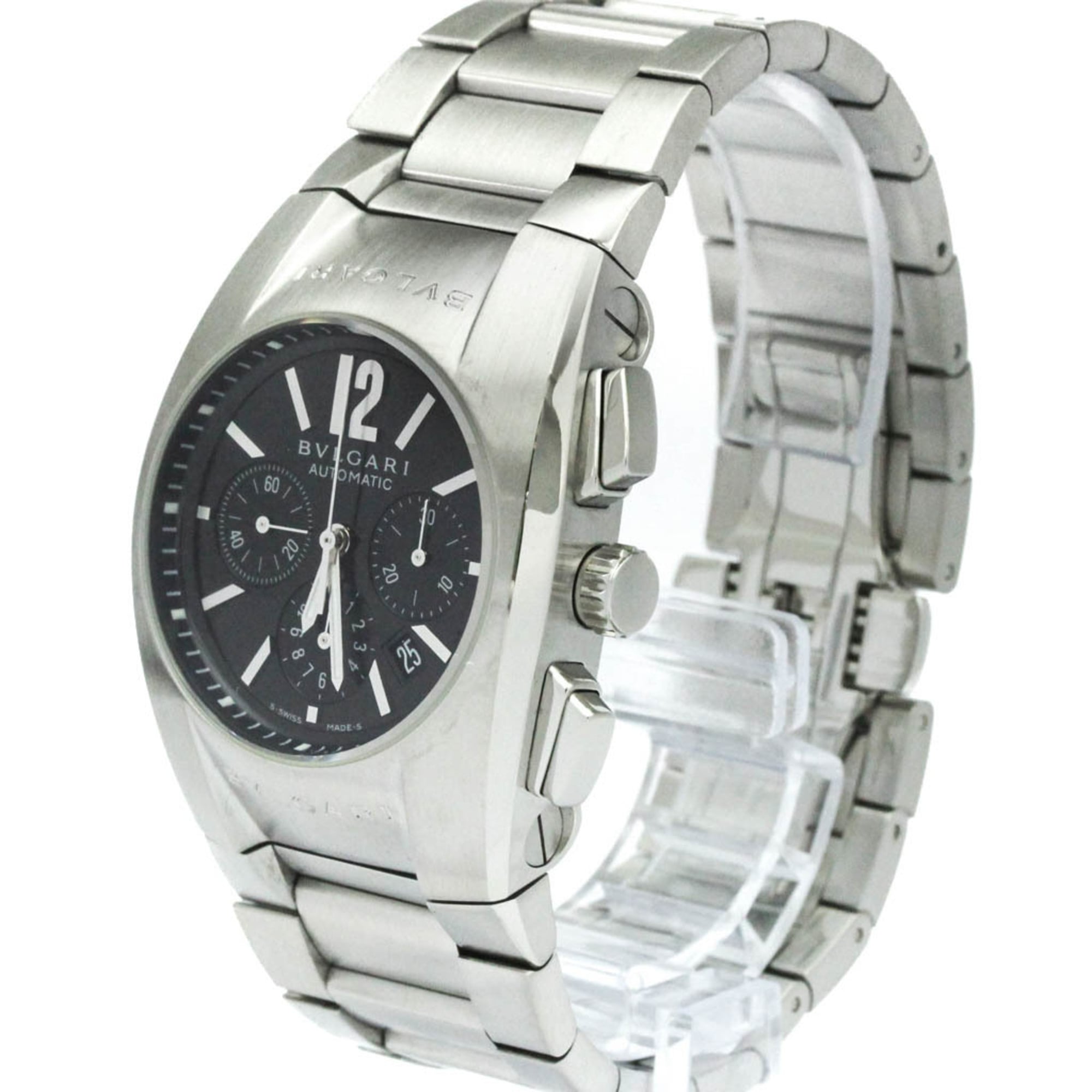 BVLGARI Ergon Chronograph Automatic Mens Watch EG35SCH Polished