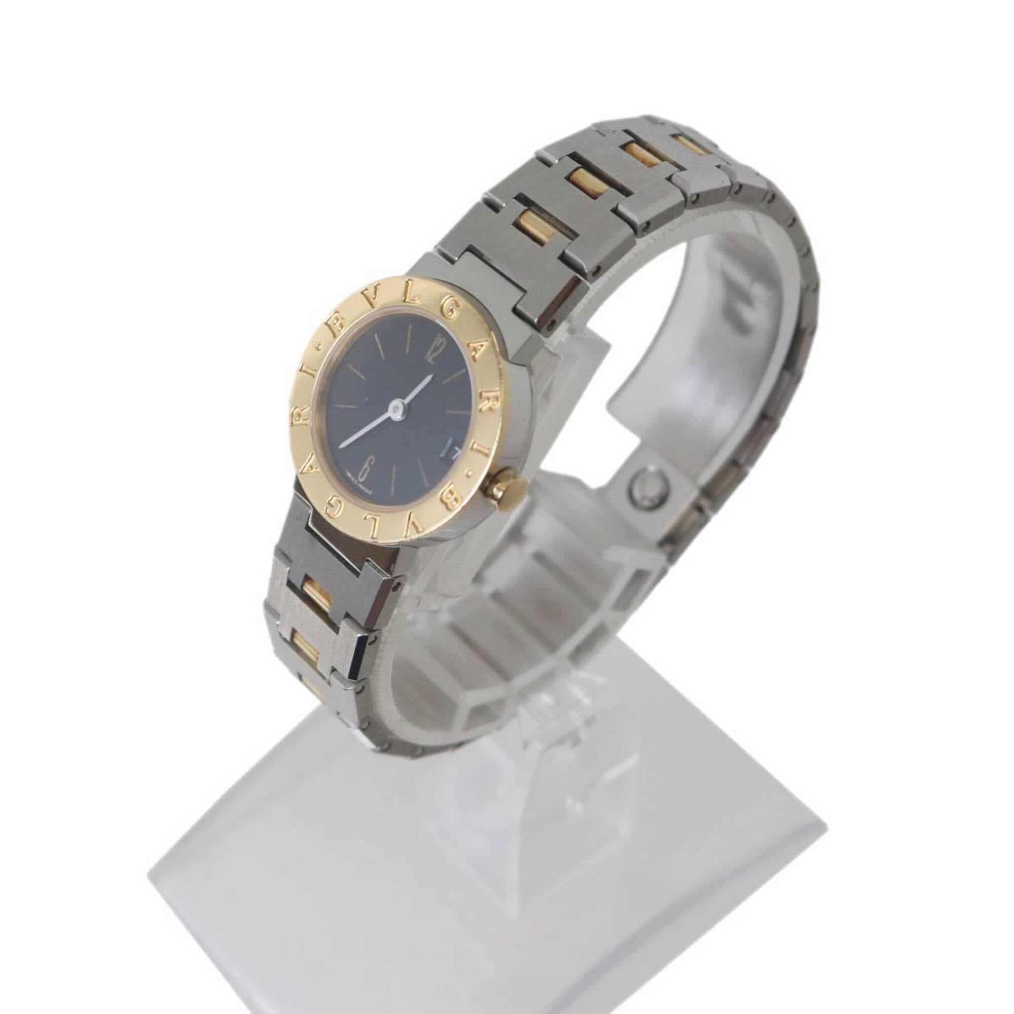 Montre Quartz pour femme BVLGARI Bulgari en or jaune 18 carats, modèle combiné