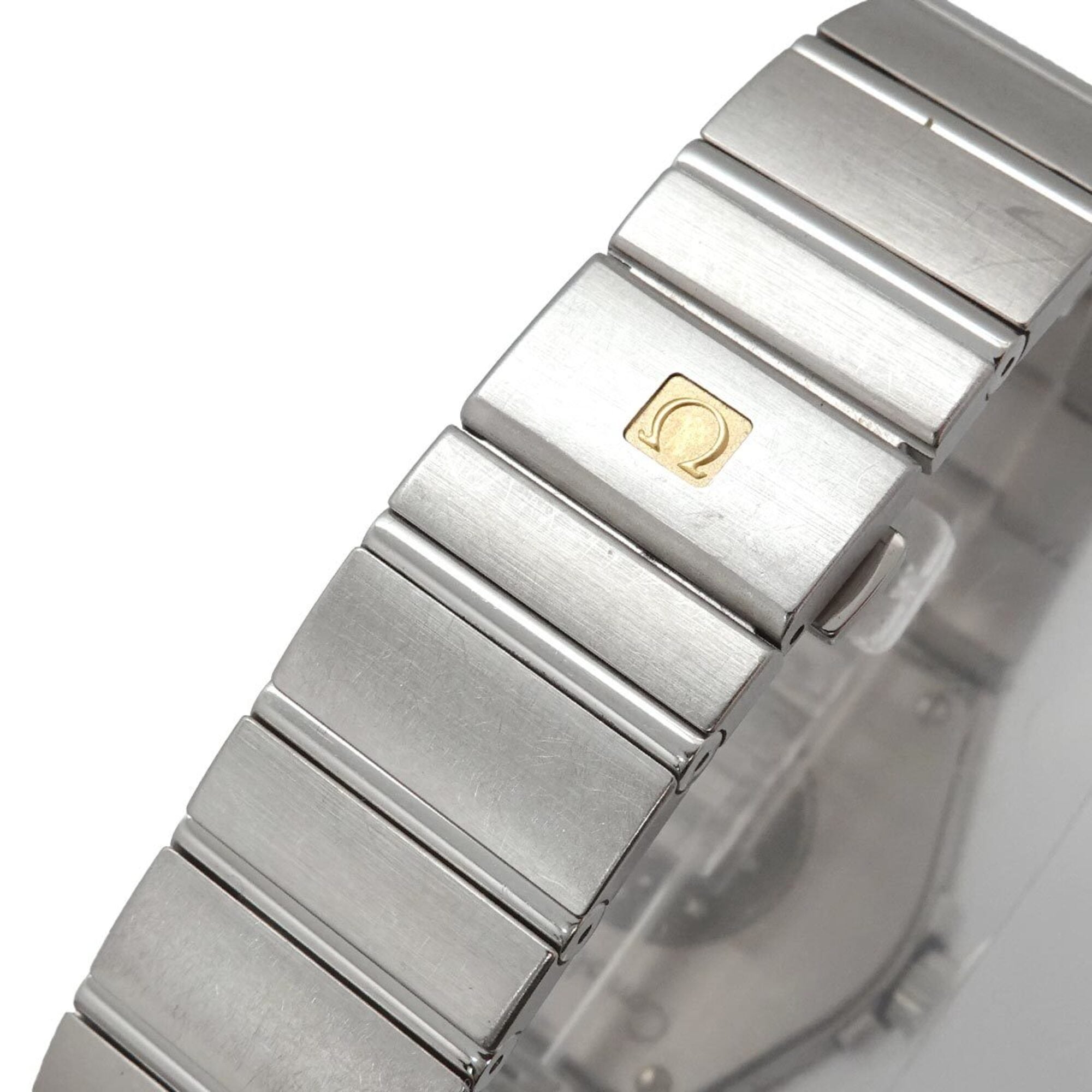 Omega Constellation 123 10 35 60 02 001 Date Silver Quartz