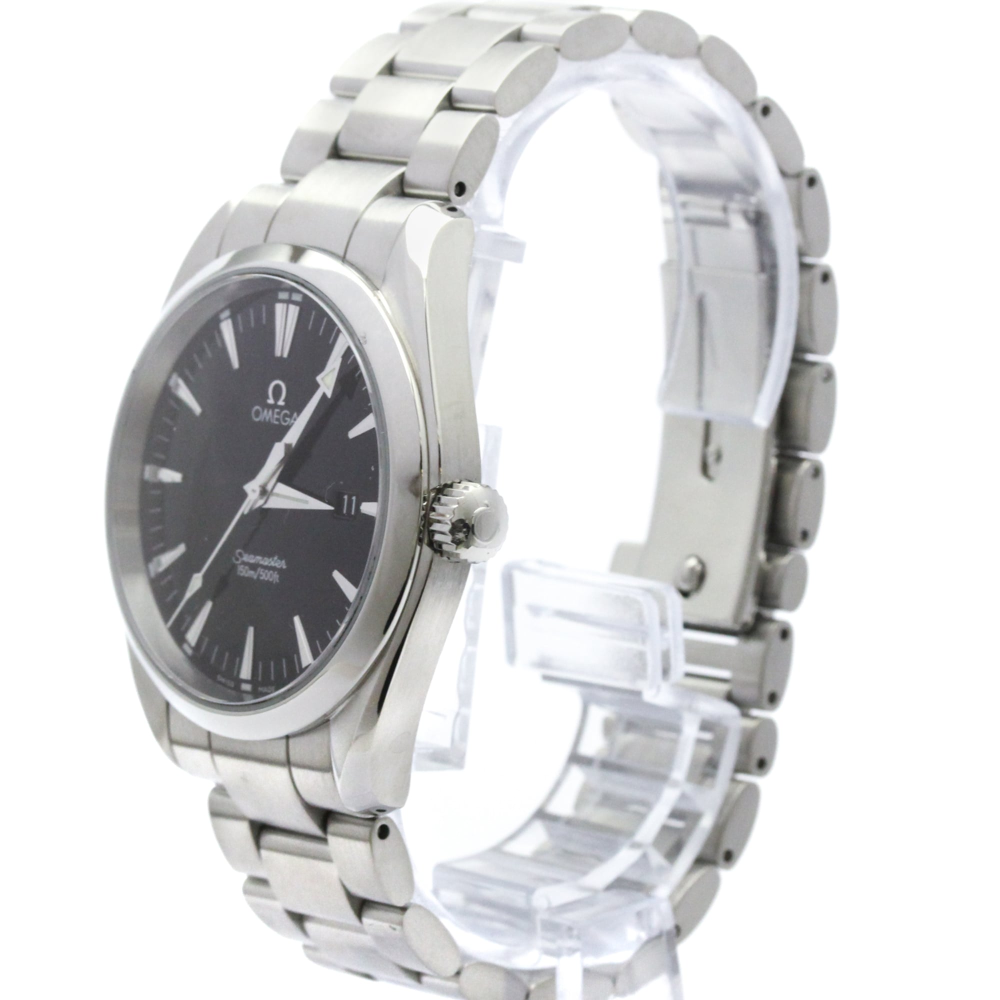 OMEGA Seamaster Aqua Terra Steel Quartz Mens Watch 2517.50 Polished